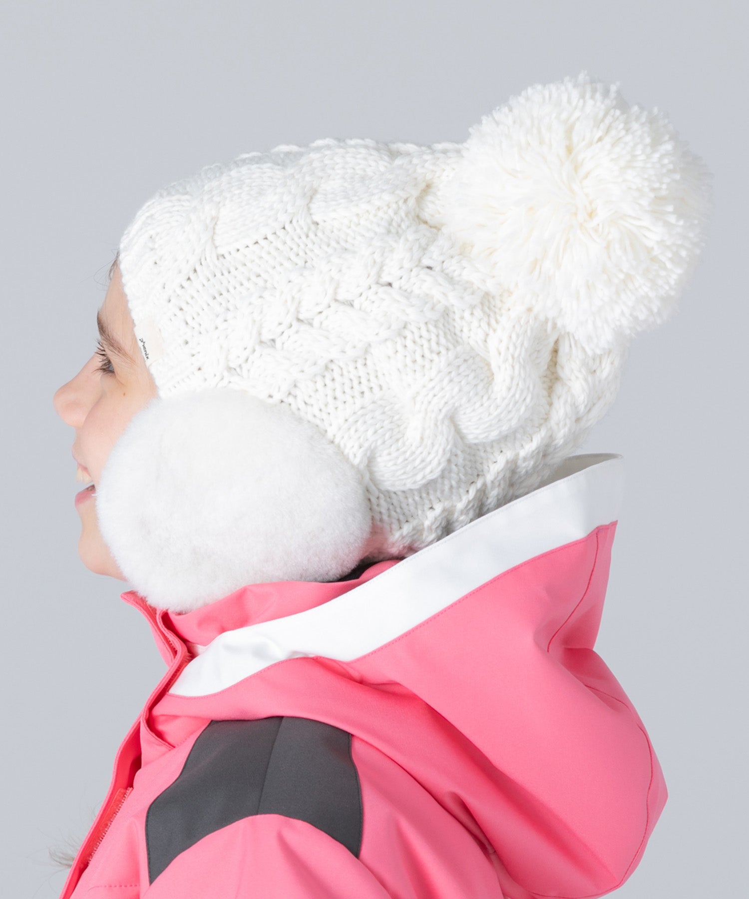 【KIDS/JUNIOR】Low Gauge Earflap Watch Hat ローゲージイヤーフラップニットハット /phenixスキーウェア 25AW