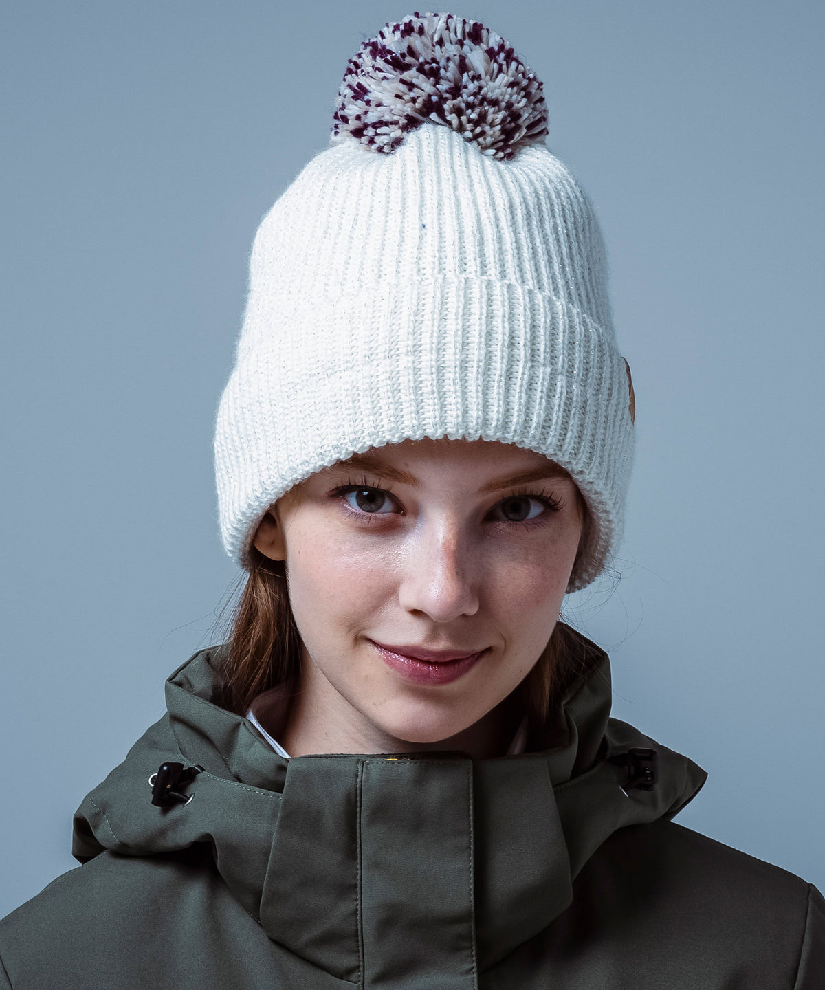 【WOMENS】 Mix Pompon Bright Watch Hat  ミックスポンポンブライトニットハット /phenixスキーウェア 25AW