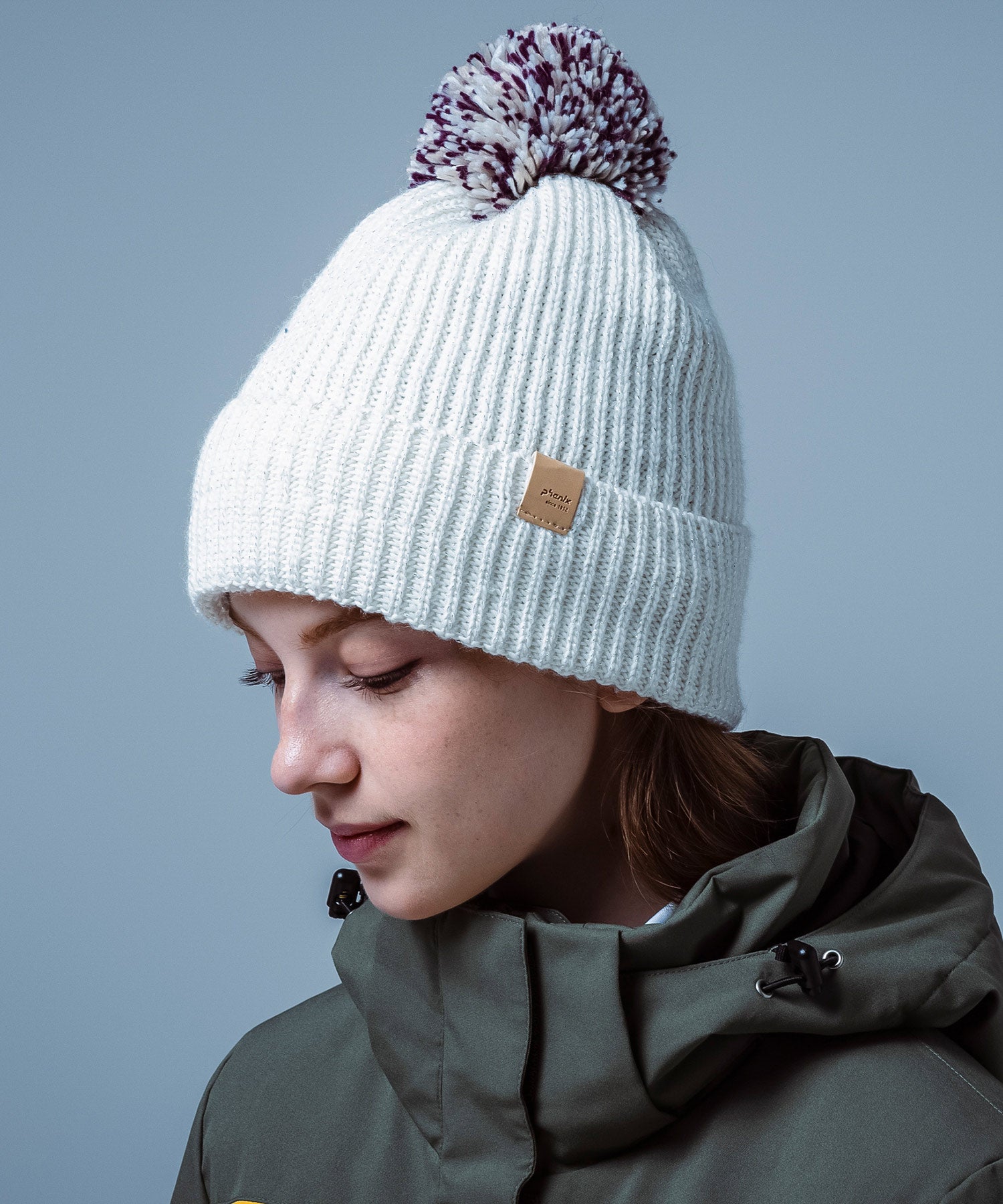 【WOMENS】 Mix Pompon Bright Watch Hat ミックスポンポンブライトニットハット /phenixスキーウェア 25AW