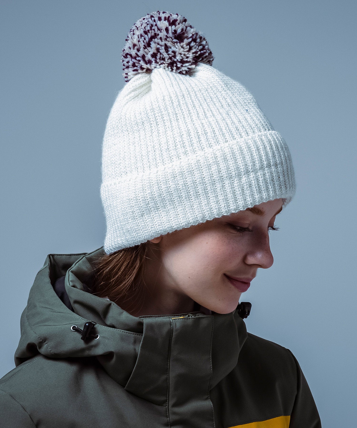 【WOMENS】 Mix Pompon Bright Watch Hat ミックスポンポンブライトニットハット /phenixスキーウェア 25AW
