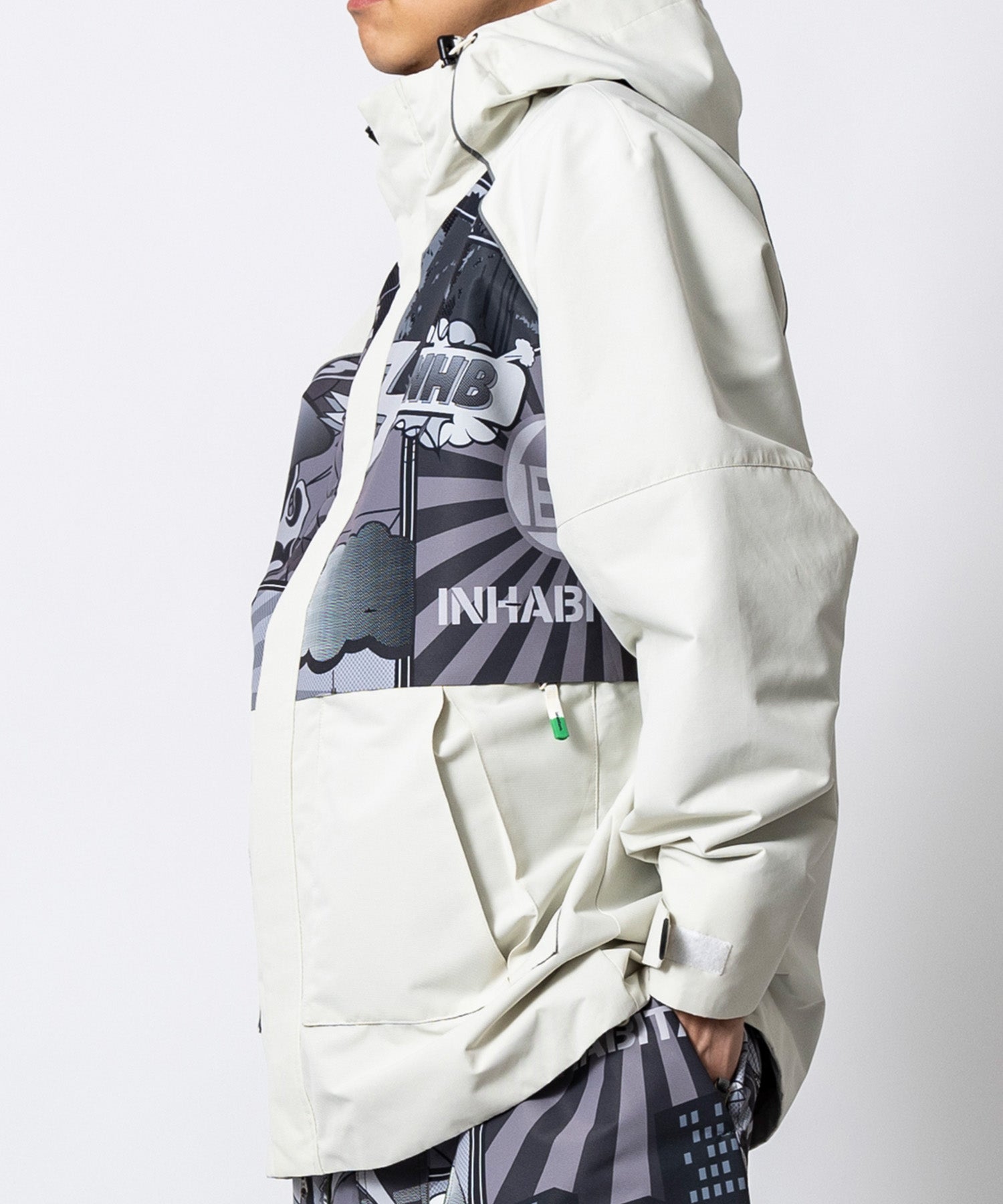 【11月中旬お届け予約商品】【MENS】FULL ZIP SNOW JACKET フルジップスノージャケット /inhabitant(インハビタント)