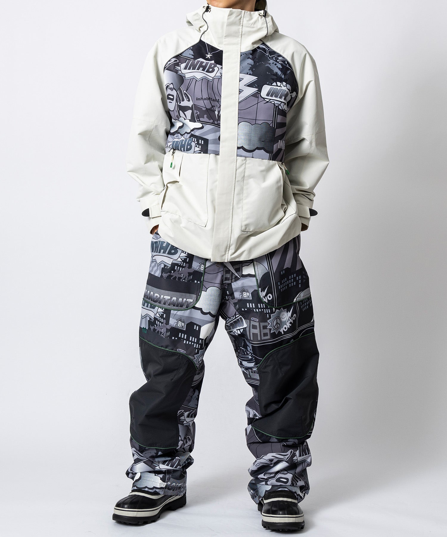 【11月中旬お届け予約商品】【MENS】FULL ZIP SNOW JACKET フルジップスノージャケット /inhabitant(インハビタント)