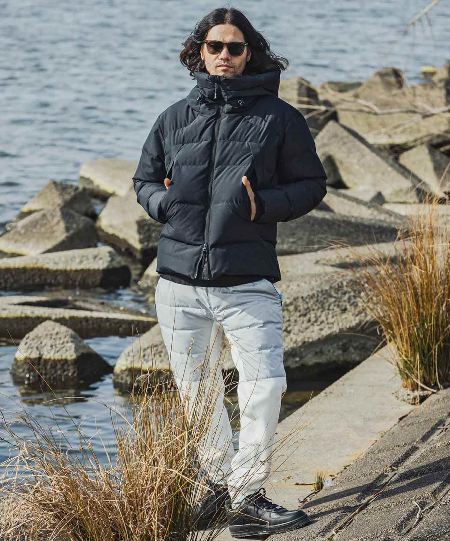 【MENS】HYBRID DOWN PANTS ハイブリッド ダウン パンツ +phenix(プラスフェニックス)