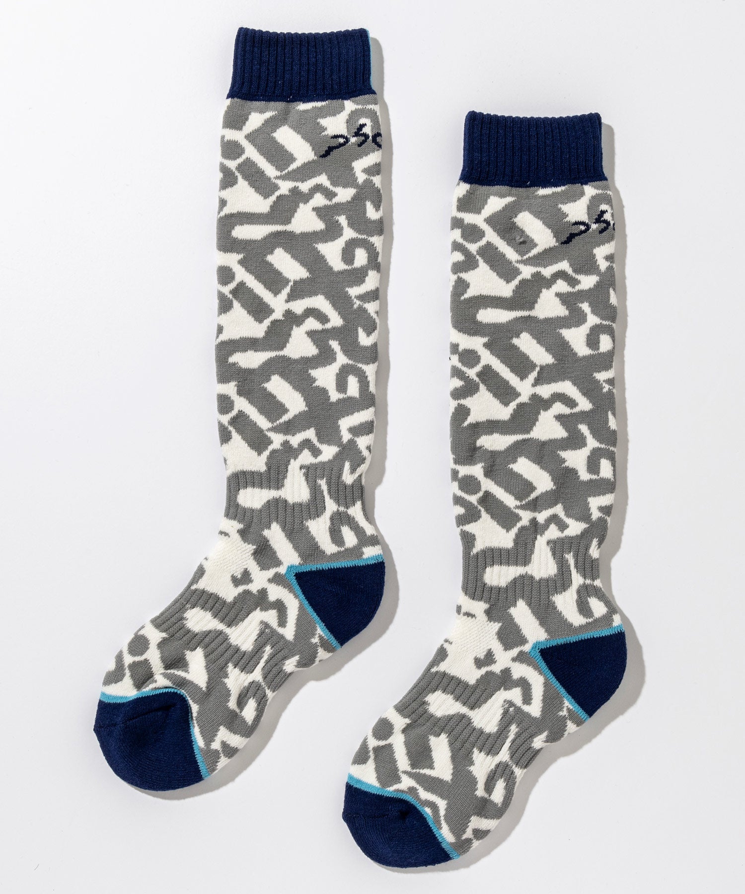 【KIDS/JUNIOR】Tonal Monogram Logo Ski Socks トーナルモノグラムロゴスキーソックス /phenixスキーウェア 25AW