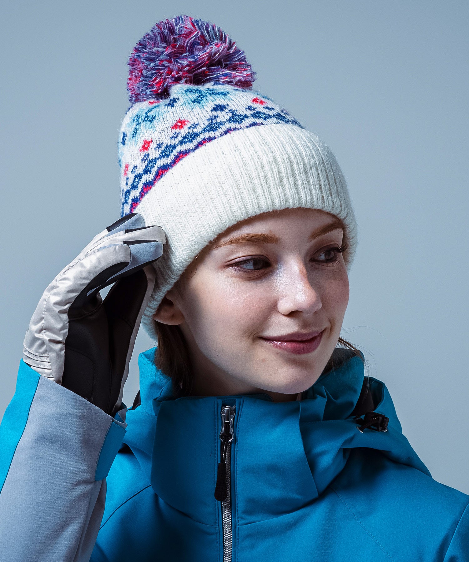 【WOMENS】 Fair Isle Watch Hat フェアアイルニットハット /phenixスキーウェア 25AW