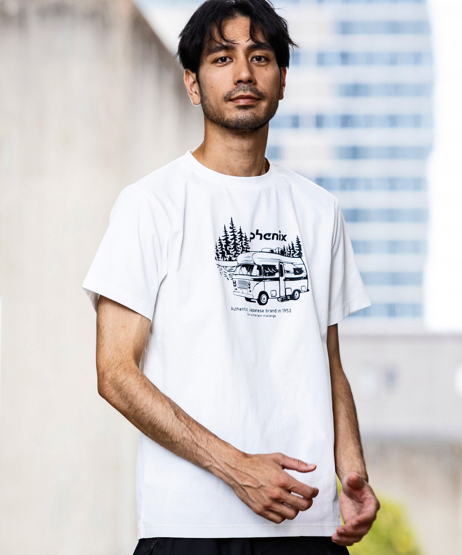 【MENS】PHENIX T-SHIRTS フェニックスTシャツ / 速乾 ストレッチ 日焼け防止 快適 抗菌 防臭 /phenix outdoor(フェニックスアウトドア)