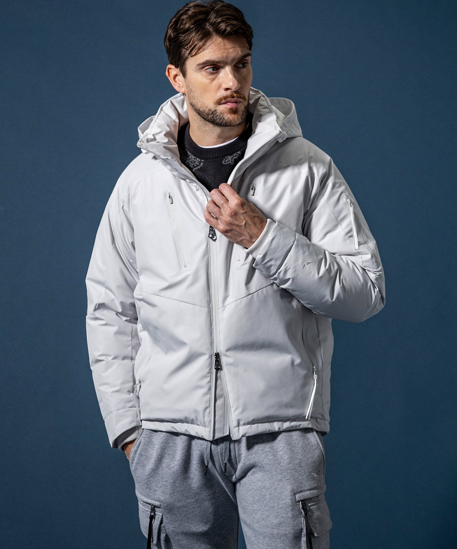 【MENS】GTX STAND DOWN JACKET スタンドダウンジャケット / WINDSTOPPER(R) プロダクト by GORE-TEX LABS /ウィンドストッパー/ゴアテックス/1PIU1UGUALE3 RELAX × +phenix(ウノピゥウノウグァーレトレ リラックス)