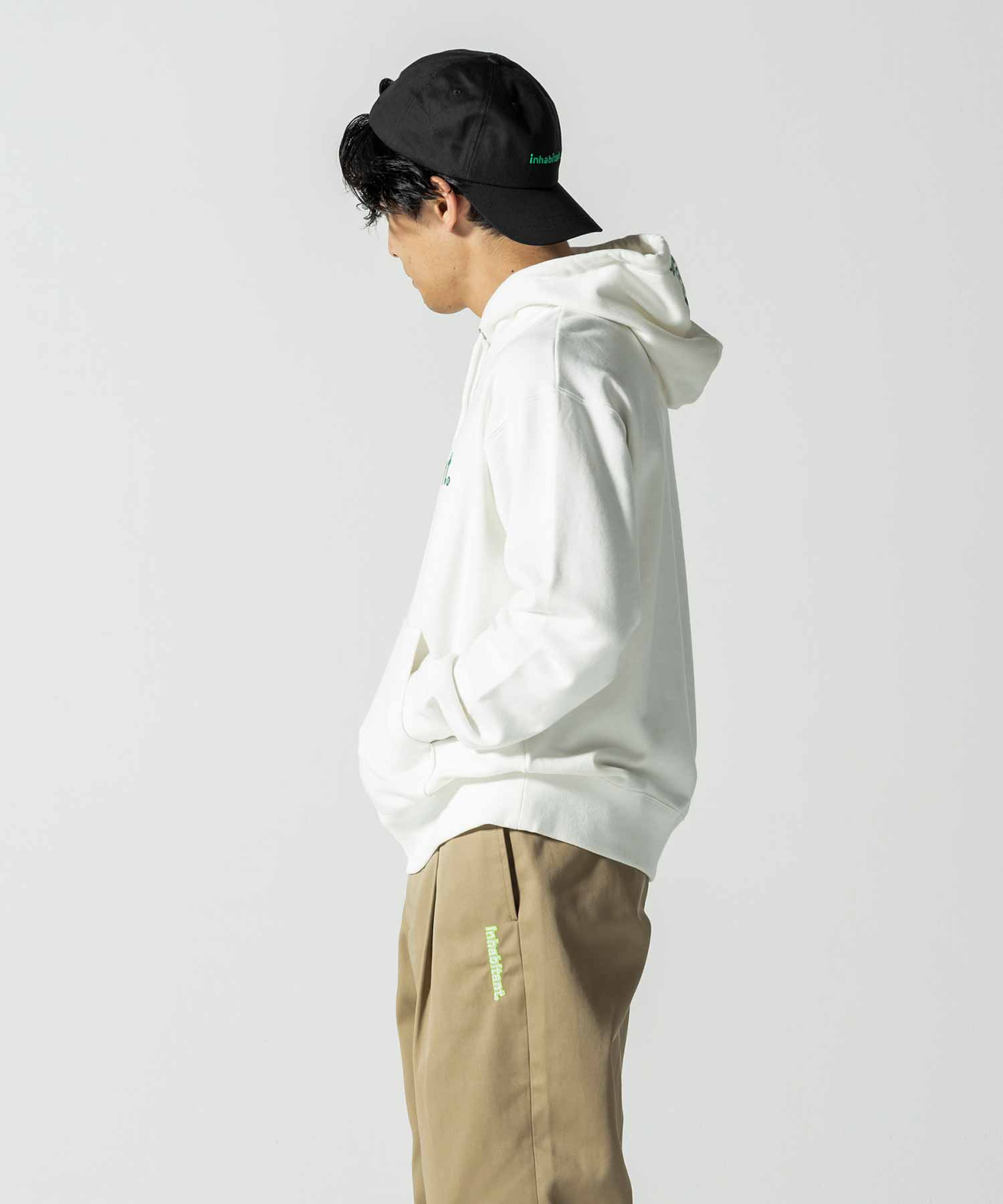 【MENS】Cotton Pile Pull Parka コットンパイルプルパーカ フーディ スウェット カジュアルファッション サーフィン レジャー スケートボード inhabitant(インハビタント)