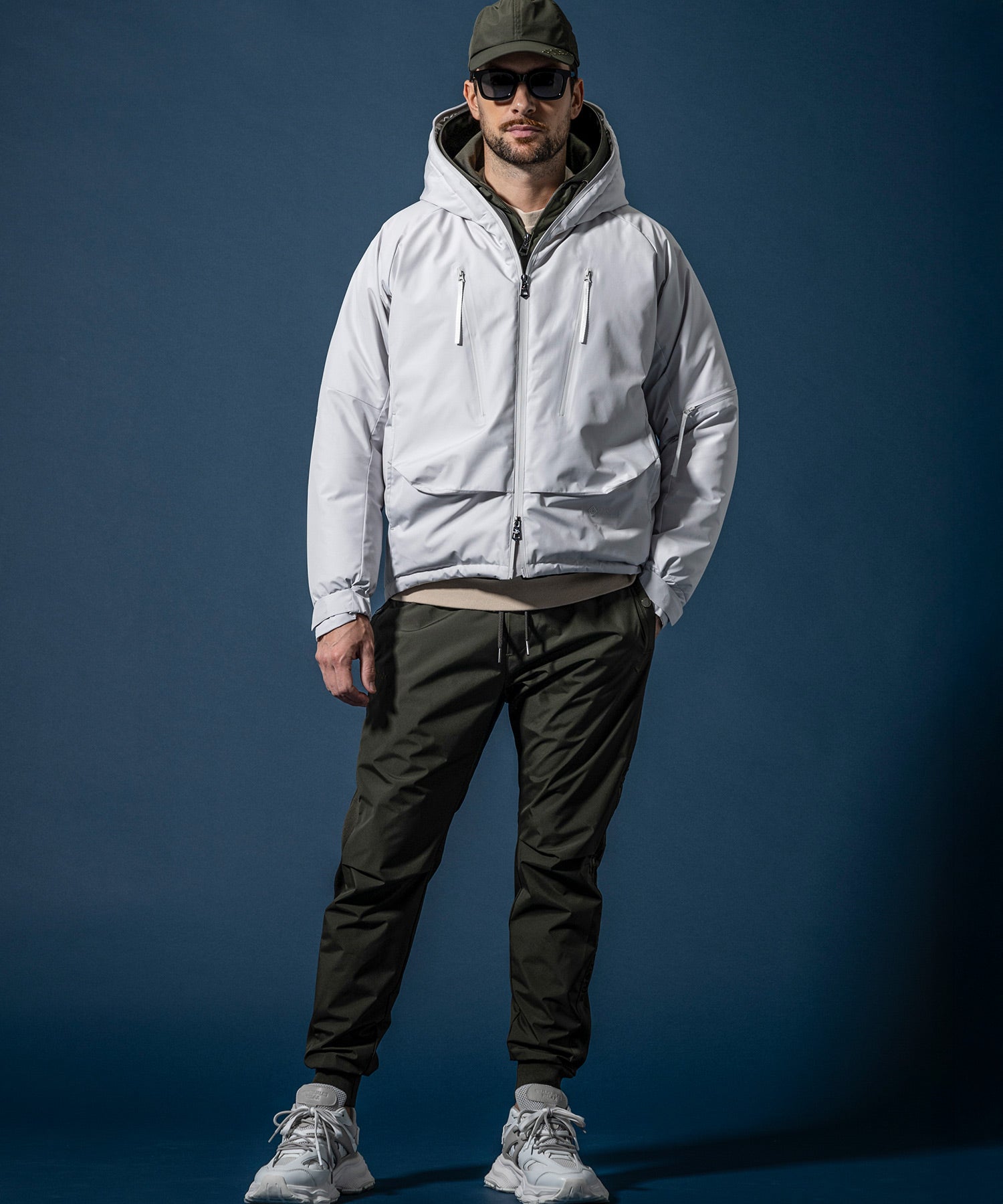 【MENS】GTX DOWN HOODIE ダウンフーディー / WINDSTOPPER(R) プロダクト by GORE-TEX LABS /ウィンドストッパー/ゴアテックス/1PIU1UGUALE3 RELAX × +phenix(ウノピゥウノウグァーレトレ リラックス)