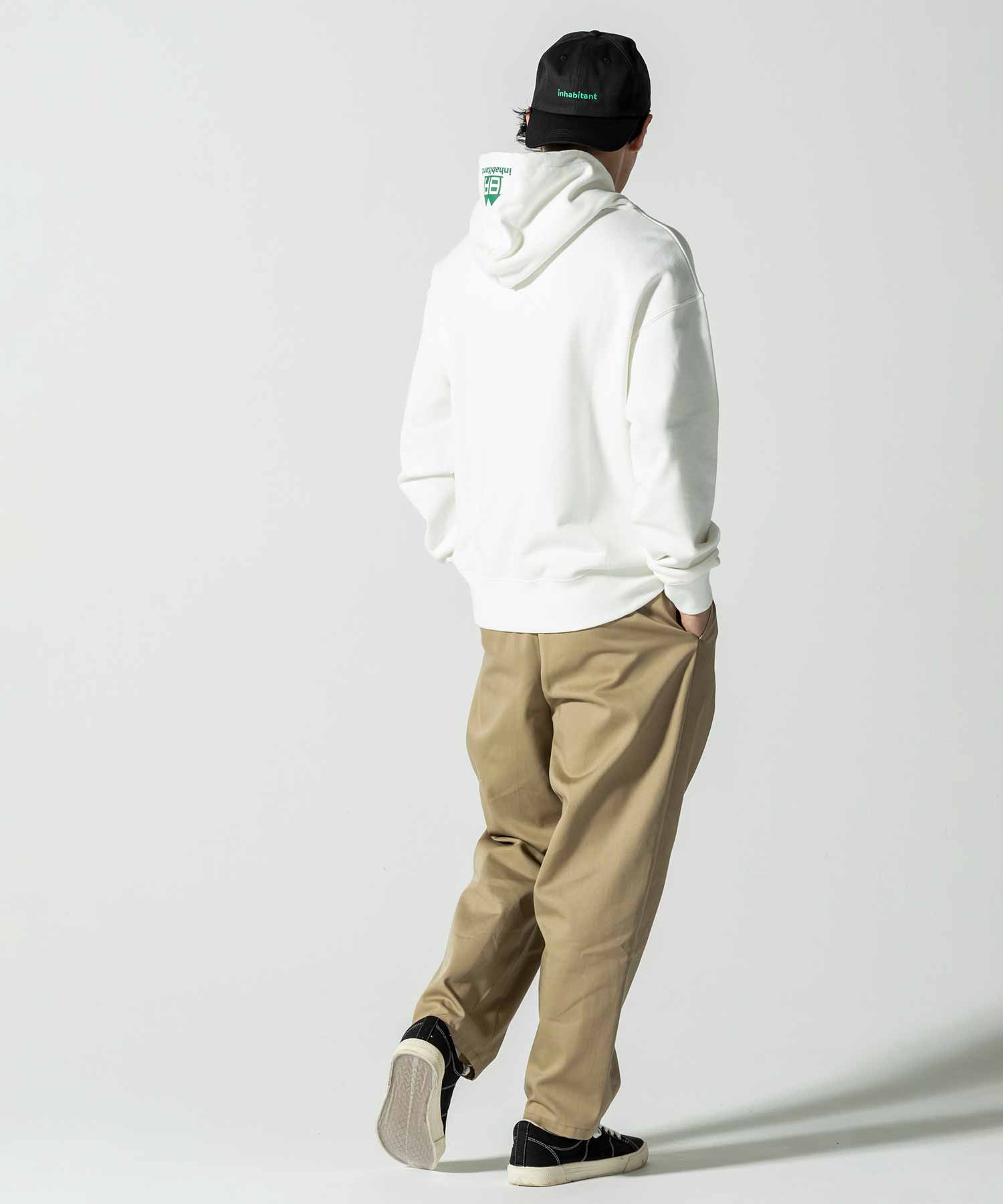 【MENS】Cotton Pile Pull Parka コットンパイルプルパーカ フーディ スウェット カジュアルファッション サーフィン レジャー スケートボード /inhabitant(インハビタント)