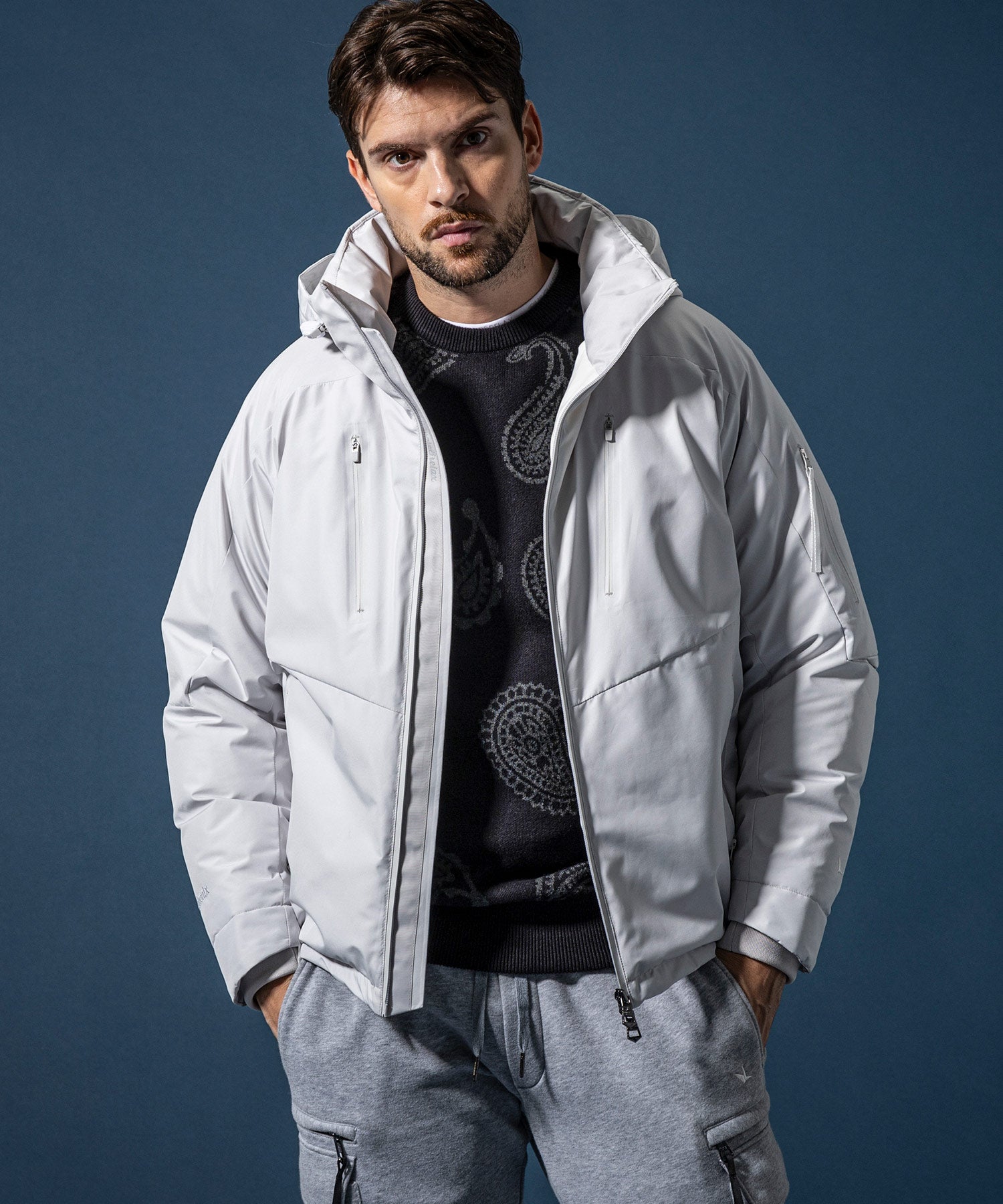 【MENS】GTX STAND DOWN JACKET スタンドダウンジャケット / WINDSTOPPER(R) プロダクト by GORE-TEX LABS /ウィンドストッパー/ゴアテックス/1PIU1UGUALE3 RELAX × +phenix(ウノピゥウノウグァーレトレ リラックス)