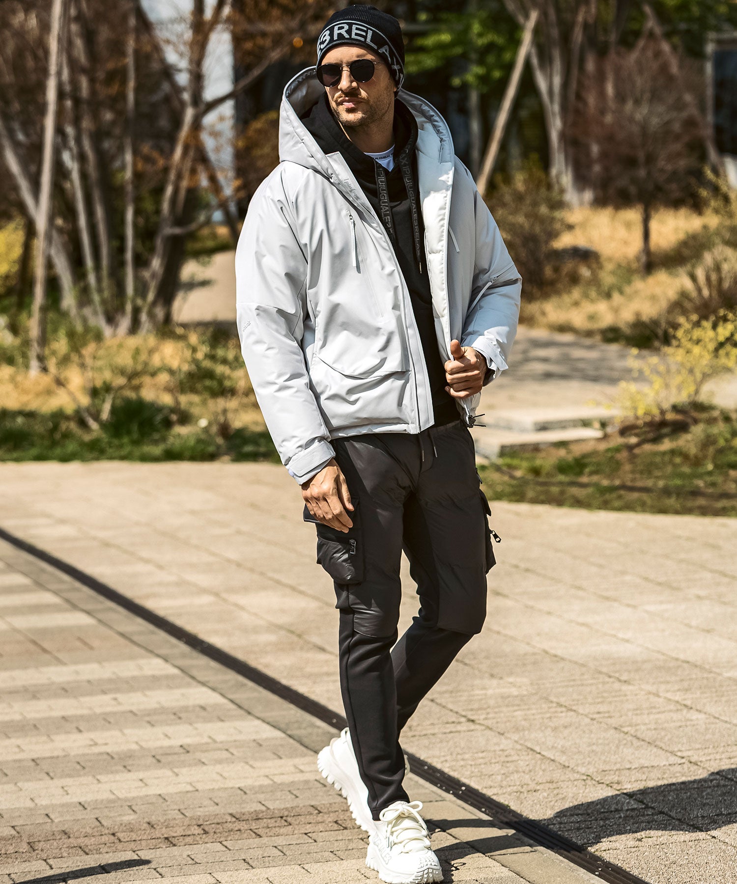 【MENS】GTX DOWN HOODIE ダウンフーディー / WINDSTOPPER(R) プロダクト by GORE-TEX LABS /ウィンドストッパー/ゴアテックス/1PIU1UGUALE3 RELAX × +phenix(ウノピゥウノウグァーレトレ リラックス)