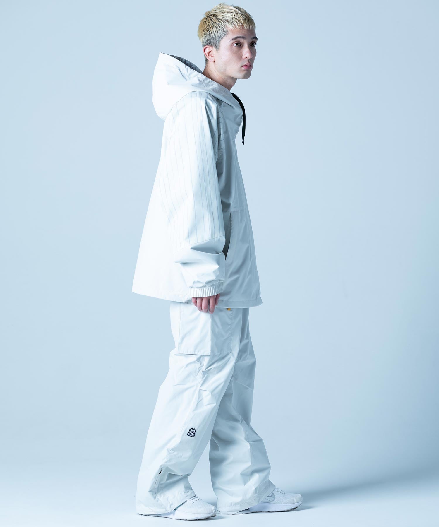 【MENS】プルオーバーアノラックジャケット VINTAGE ANORACK PULLOVER JACKET スノーボード・スキーウェア タウンウェア ホワイト