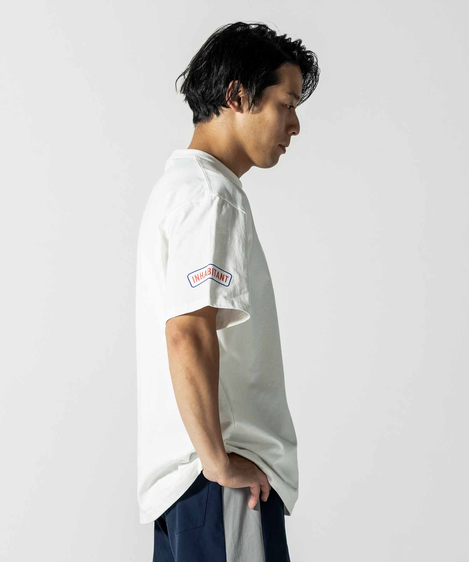 【MENS】Dog T-shirts リバイバルプリントTシャツ ドッグプリント カジュアルファッション サーフィン レジャー スケートボード inhabitant(インハビタント)