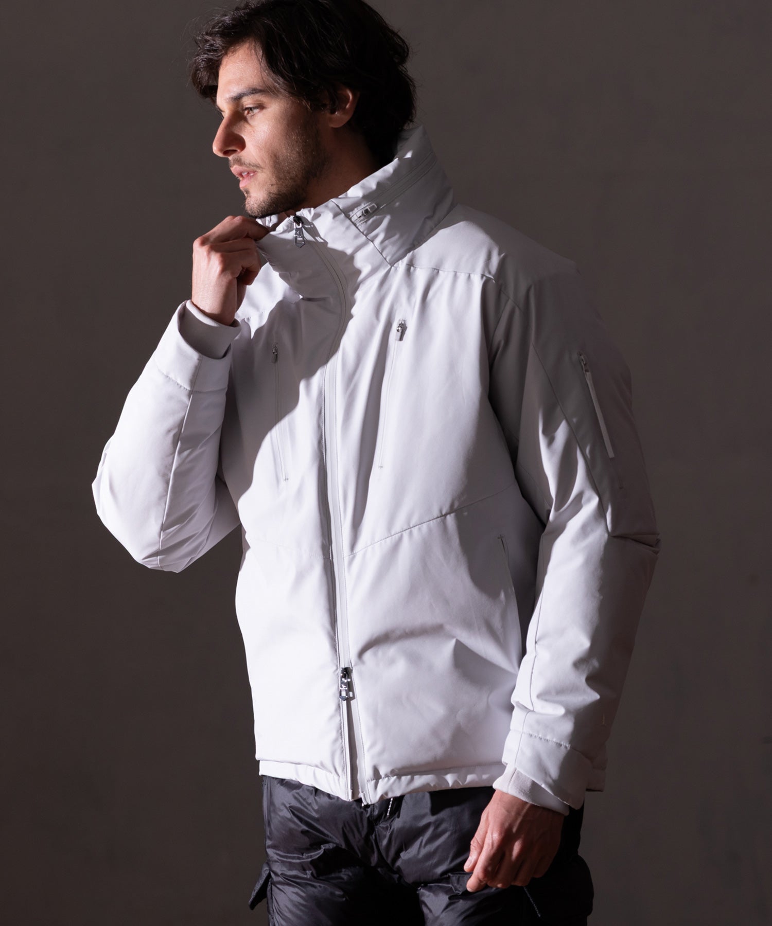 【MENS】GTX STAND DOWN JACKET スタンドダウンジャケット / WINDSTOPPER(R) プロダクト by GORE-TEX LABS /ウィンドストッパー/ゴアテックス/1PIU1UGUALE3 RELAX × +phenix(ウノピゥウノウグァーレトレ リラックス)