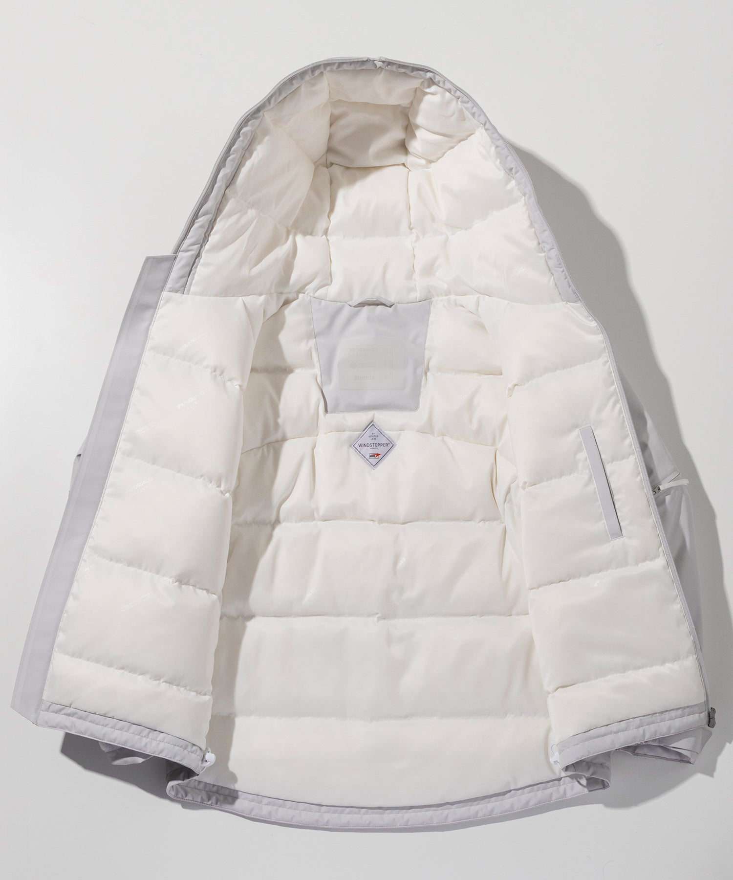 【MENS】GTX DOWN HOODIE ダウンフーディー / WINDSTOPPER(R) プロダクト by GORE-TEX LABS /ウィンドストッパー/ゴアテックス/1PIU1UGUALE3 RELAX × +phenix(ウノピゥウノウグァーレトレ リラックス)