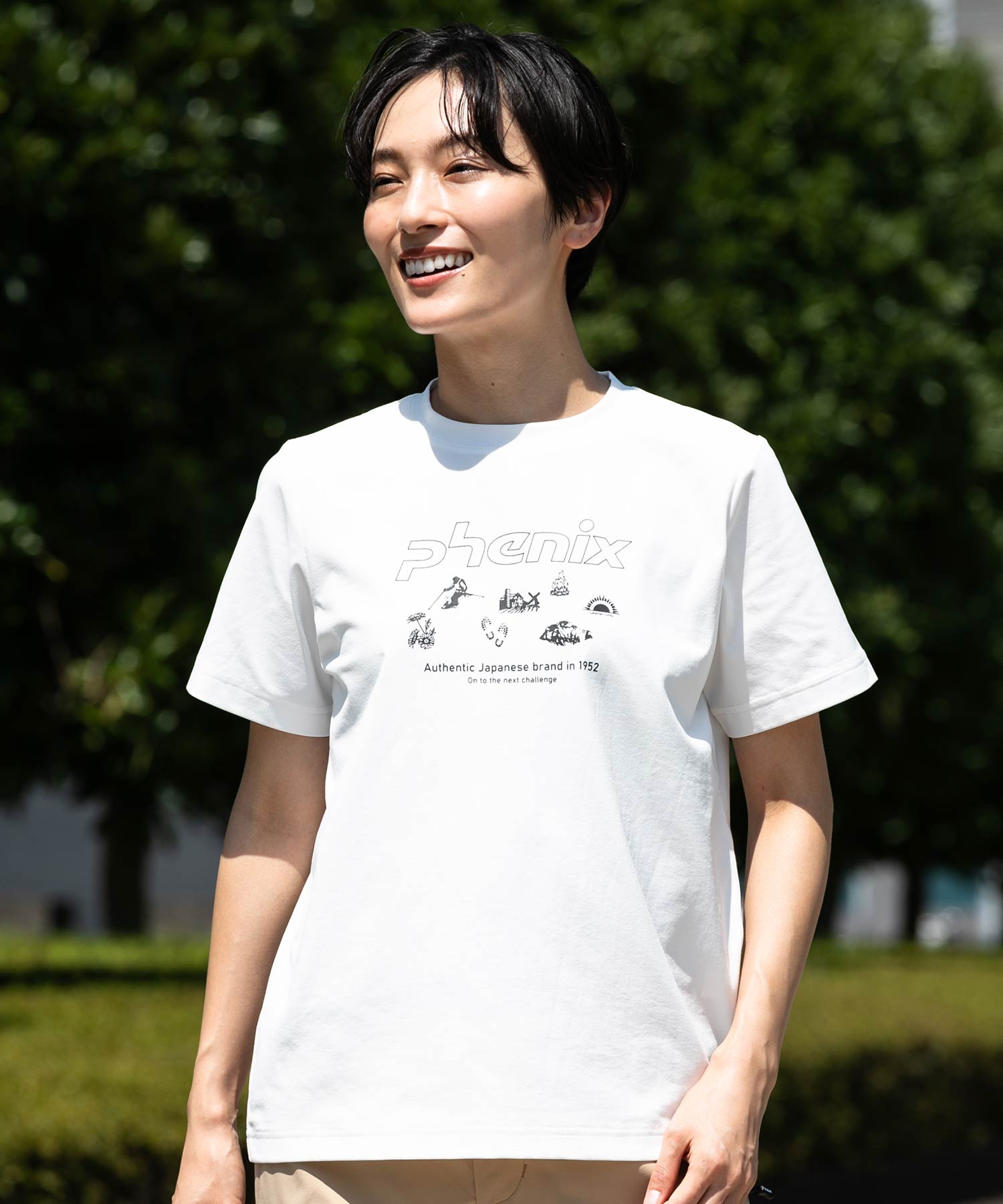 【WOMENS】PHENIX T-SHIRTS フェニックスTシャツ / 速乾 ストレッチ 日焼け防止 快適 抗菌 防臭 /phenix outdoor(フェニックスアウトドア)