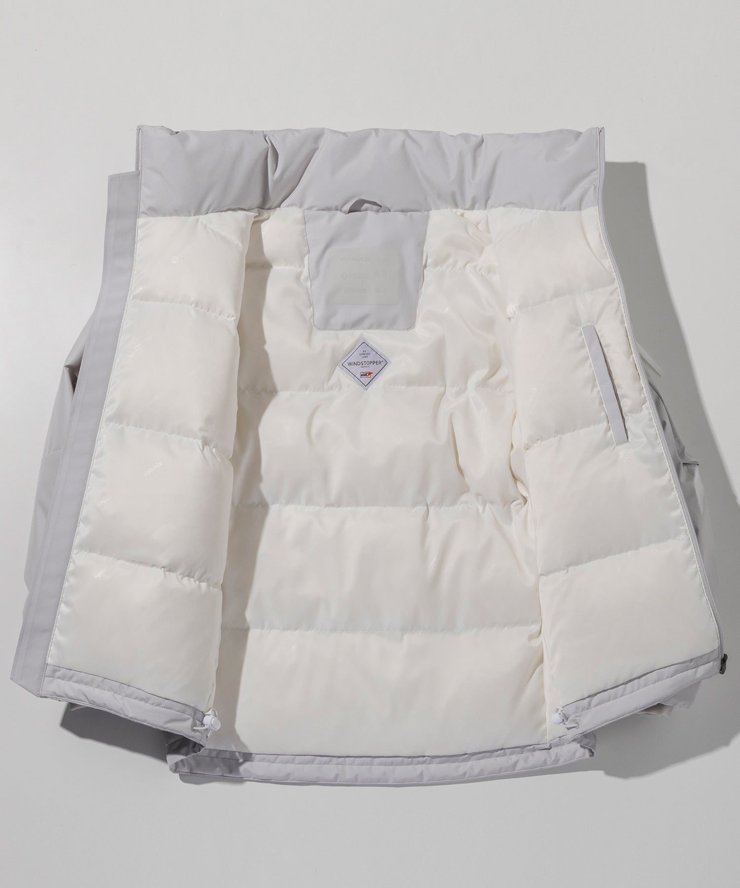 【MENS】GTX STAND DOWN JACKET スタンドダウンジャケット / WINDSTOPPER(R) プロダクト by GORE-TEX LABS /ウィンドストッパー/ゴアテックス/1PIU1UGUALE3 RELAX × +phenix(ウノピゥウノウグァーレトレ リラックス)