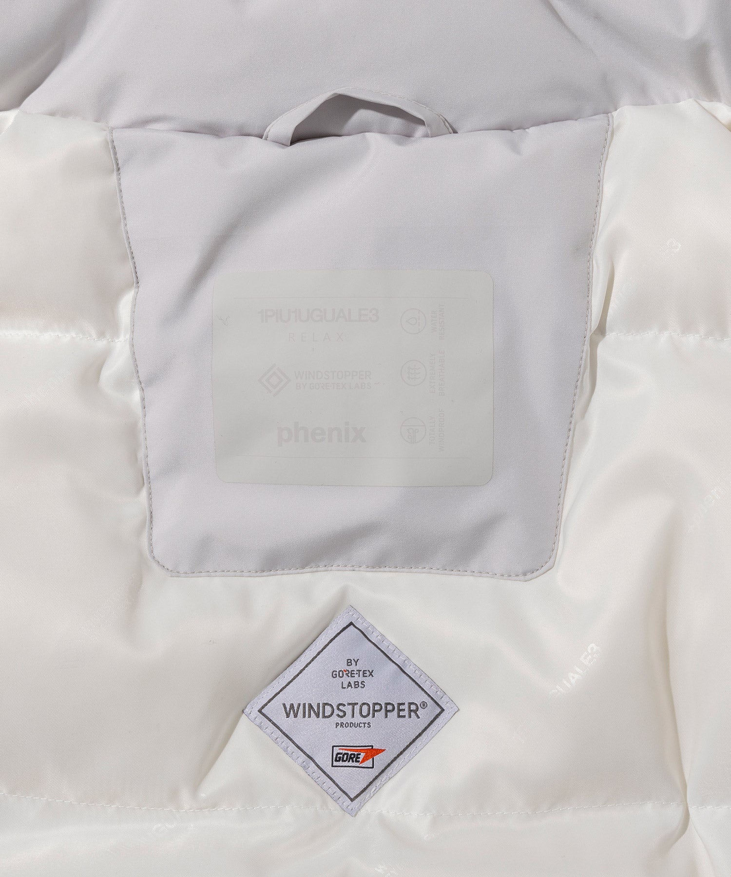 【MENS】GTX STAND DOWN JACKET スタンドダウンジャケット / WINDSTOPPER(R) プロダクト by GORE-TEX LABS /ウィンドストッパー/ゴアテックス/1PIU1UGUALE3 RELAX × +phenix(ウノピゥウノウグァーレトレ リラックス)