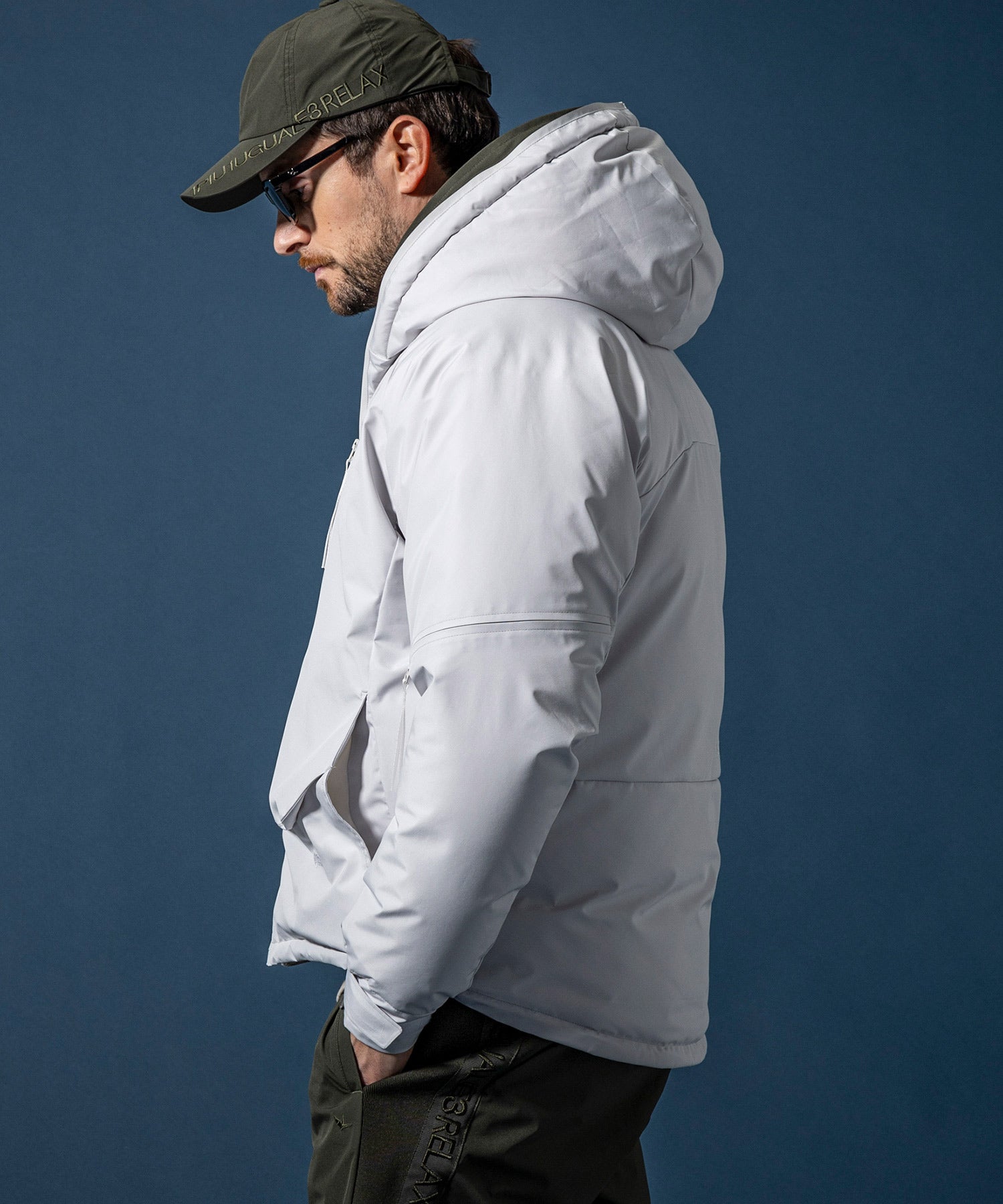 【MENS】GTX DOWN HOODIE ダウンフーディー / WINDSTOPPER(R) プロダクト by GORE-TEX LABS /ウィンドストッパー/ゴアテックス/1PIU1UGUALE3 RELAX × +phenix(ウノピゥウノウグァーレトレ リラックス)