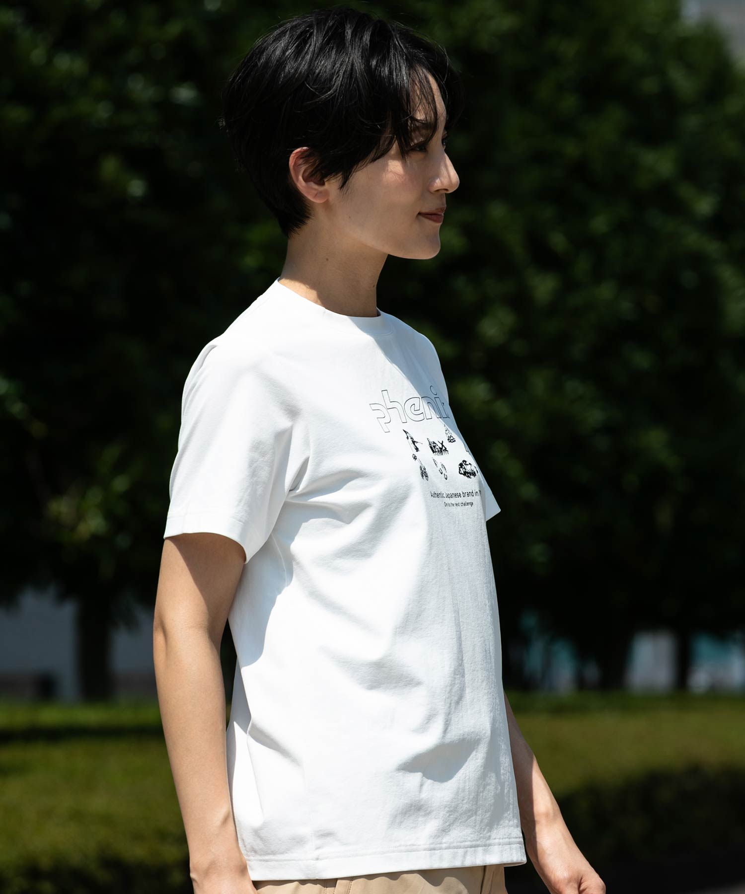 【WOMENS】PHENIX T-SHIRTS フェニックスTシャツ / 速乾 ストレッチ 日焼け防止 快適 抗菌 防臭 /phenix outdoor(フェニックスアウトドア)