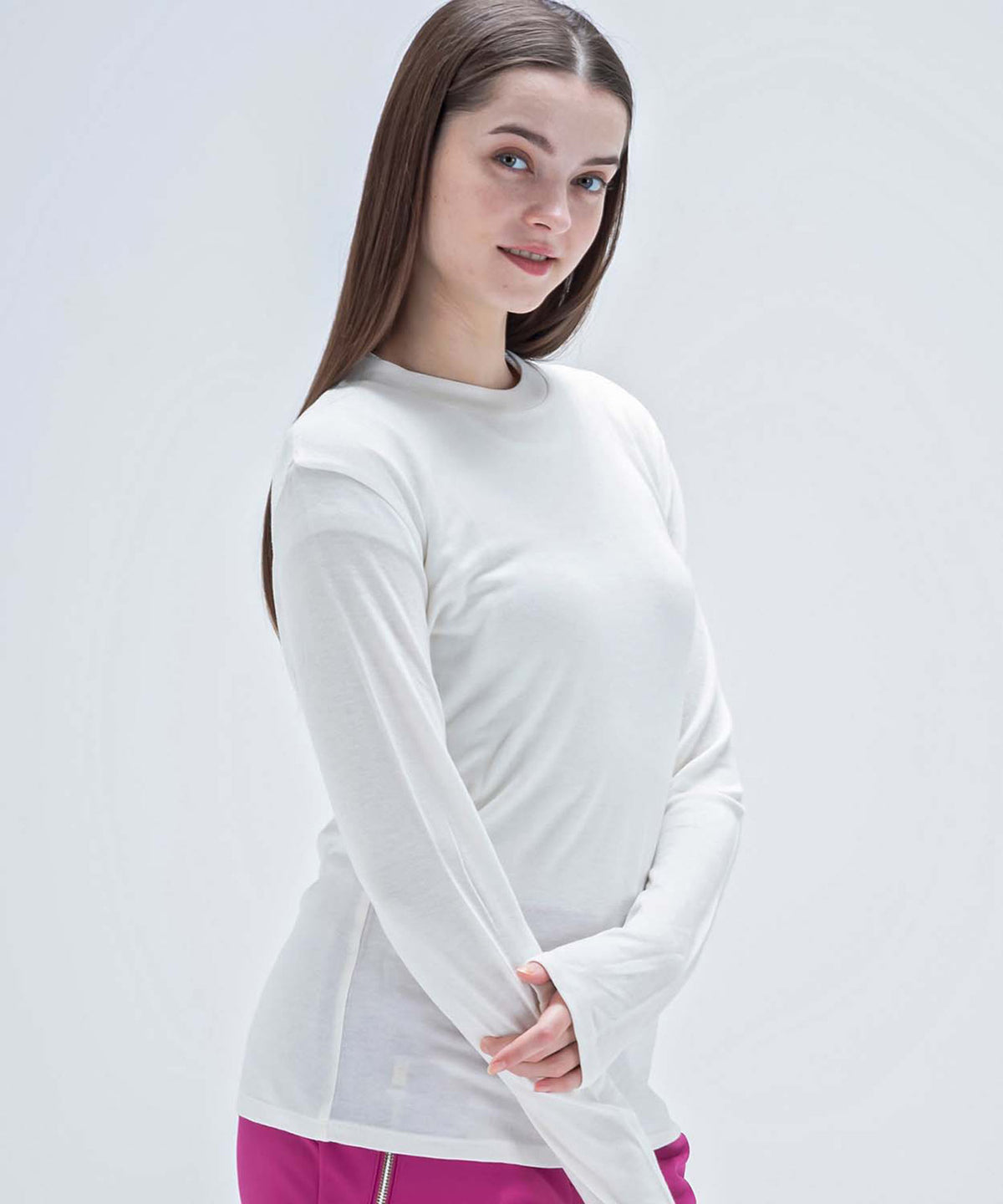 【WOMENS】スキーウェア アンダーウェア インナーウェア Super Space-Time Wool Mock Neck Tee / Middle /phenixスキーウェア 23AW