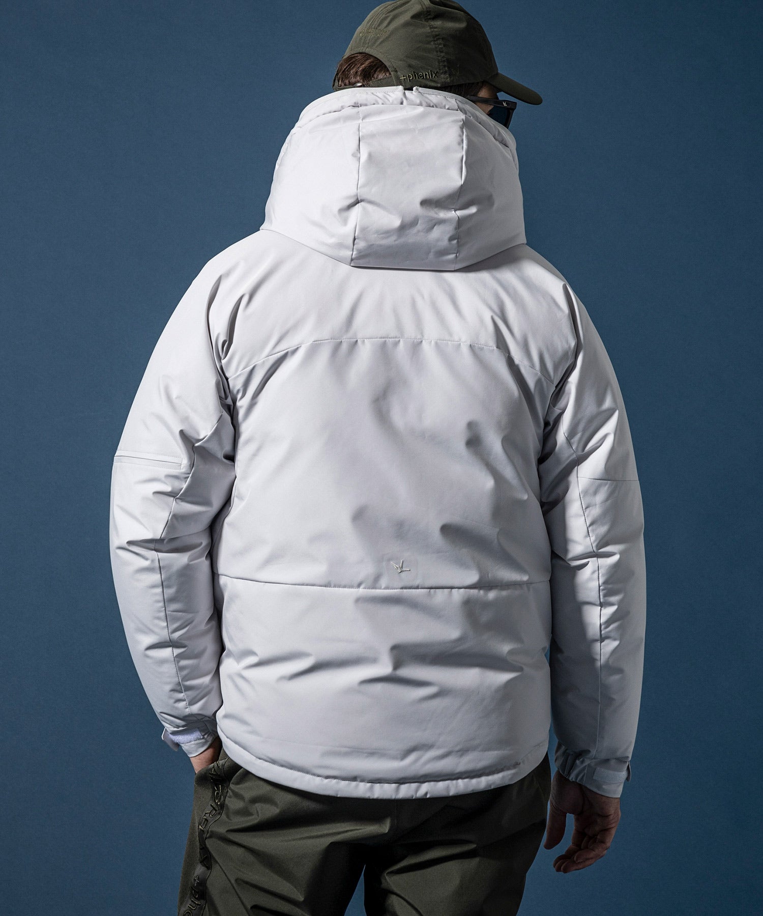 【MENS】GTX DOWN HOODIE ダウンフーディー / WINDSTOPPER(R) プロダクト by GORE-TEX LABS /ウィンドストッパー/ゴアテックス/1PIU1UGUALE3 RELAX × +phenix(ウノピゥウノウグァーレトレ リラックス)