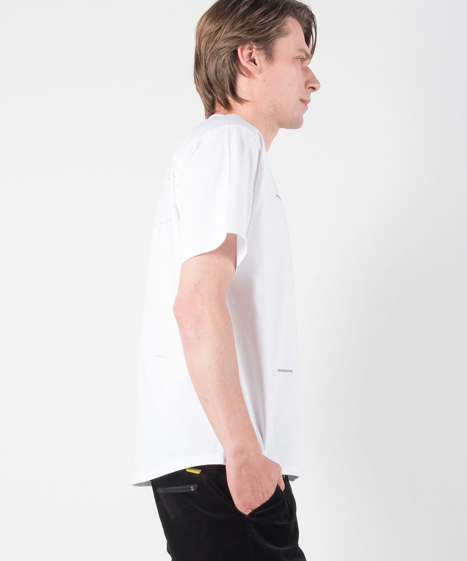 【MENS】速乾Tシャツ Mesh Parts T-Shirt テックウェア アーバンアウトドア 高機能ウェア +phenix(プラスフェニックス)