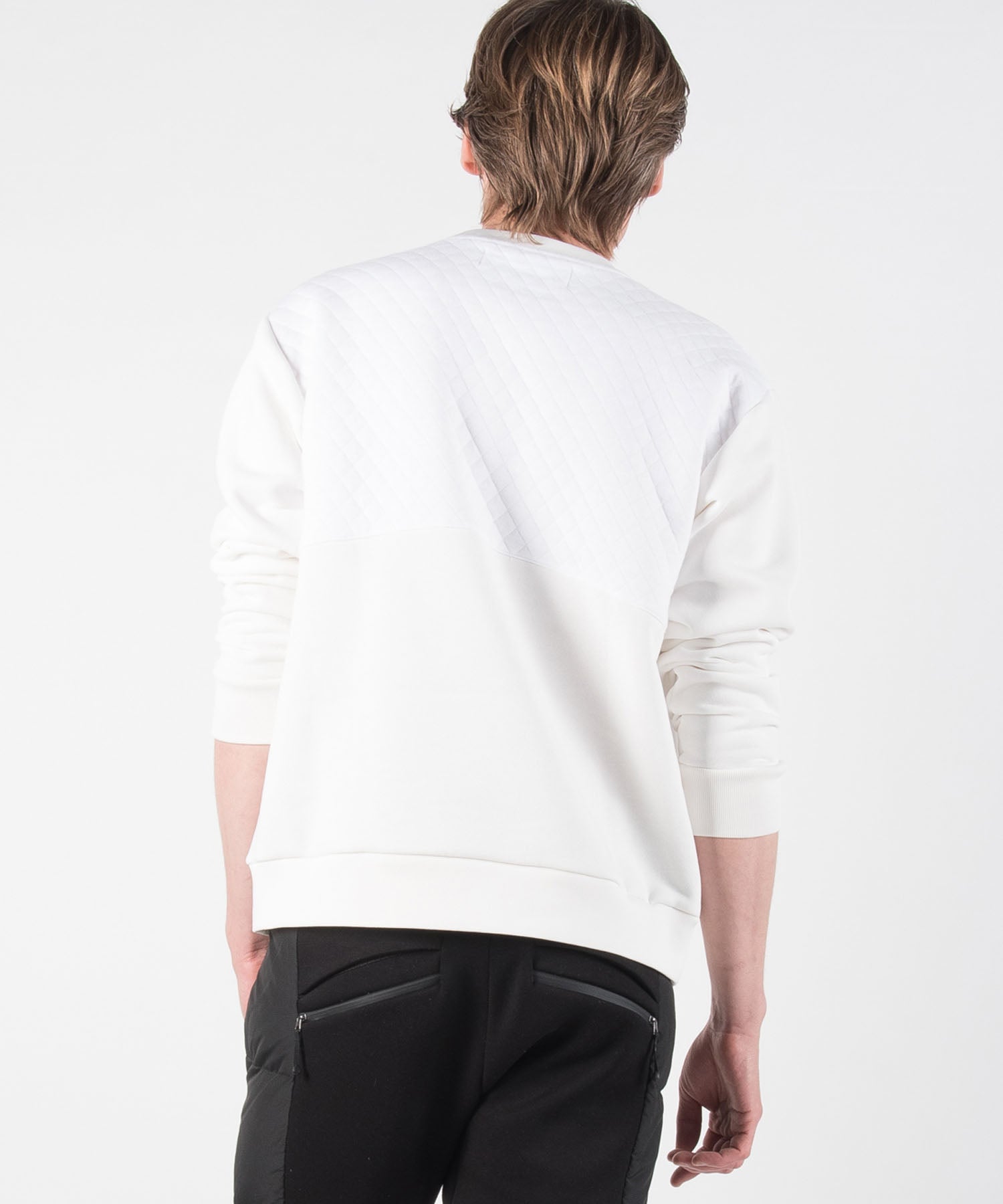 【MENS】キルトスウェットプルオーバー Quilt Sweat Pullover テックウェア アーバンアウトドア 高機能ウェア +phenix(プラスフェニックス)