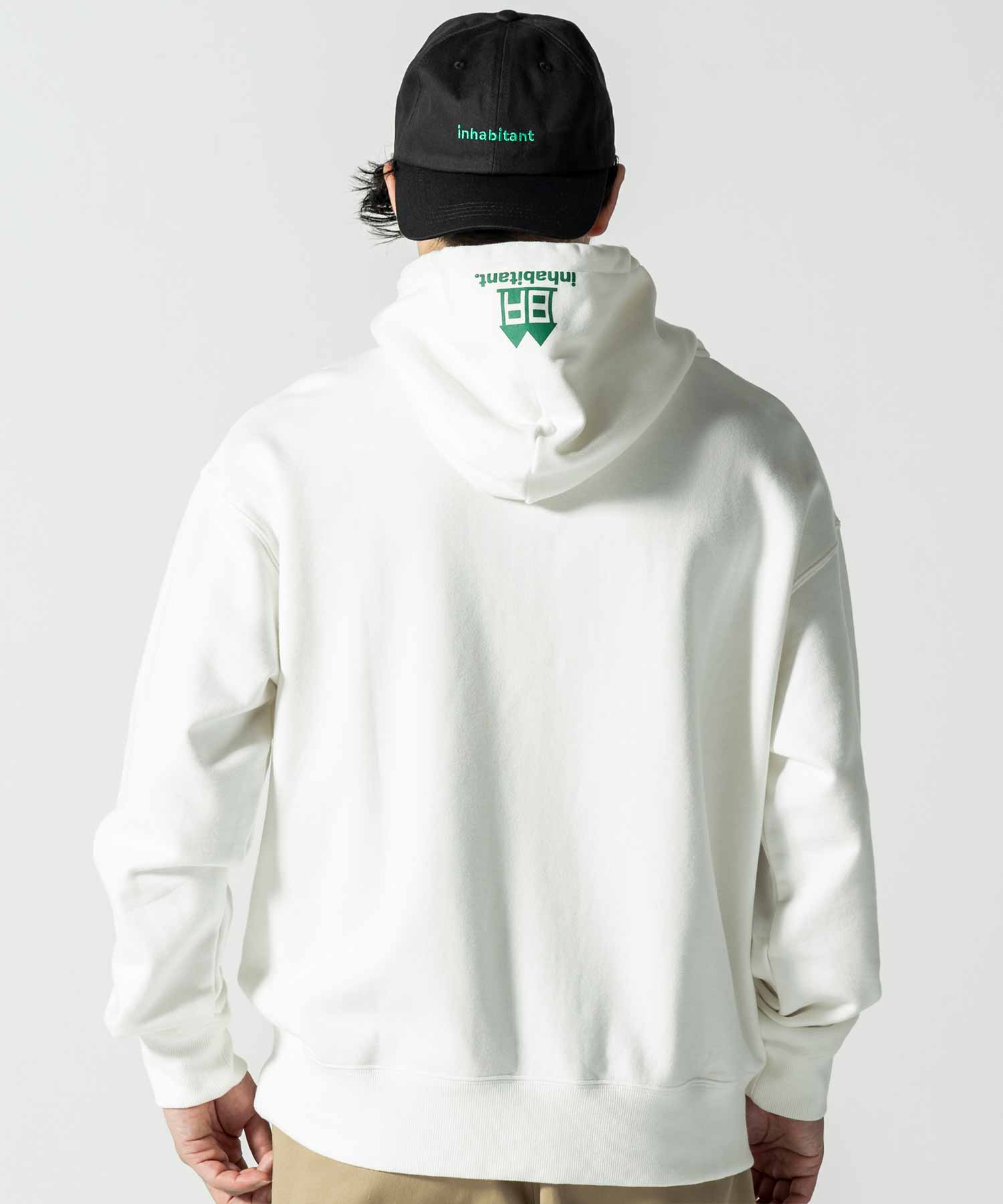 【MENS】Cotton Pile Pull Parka コットンパイルプルパーカ フーディ スウェット カジュアルファッション サーフィン レジャー スケートボード /inhabitant(インハビタント)