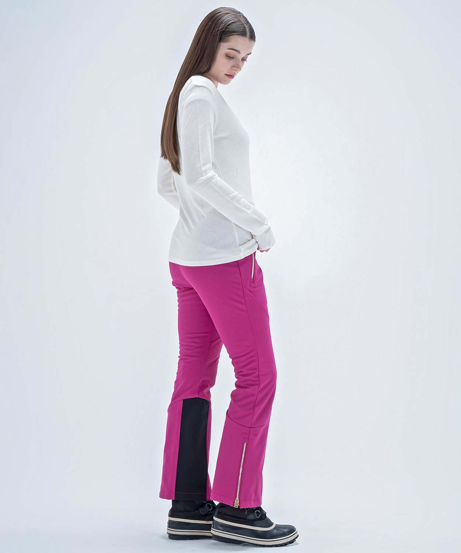 【WOMENS】スキーウェア アンダーウェア インナーウェア Super Space-Time Wool Mock Neck Tee / Middle /phenixスキーウェア 23AW
