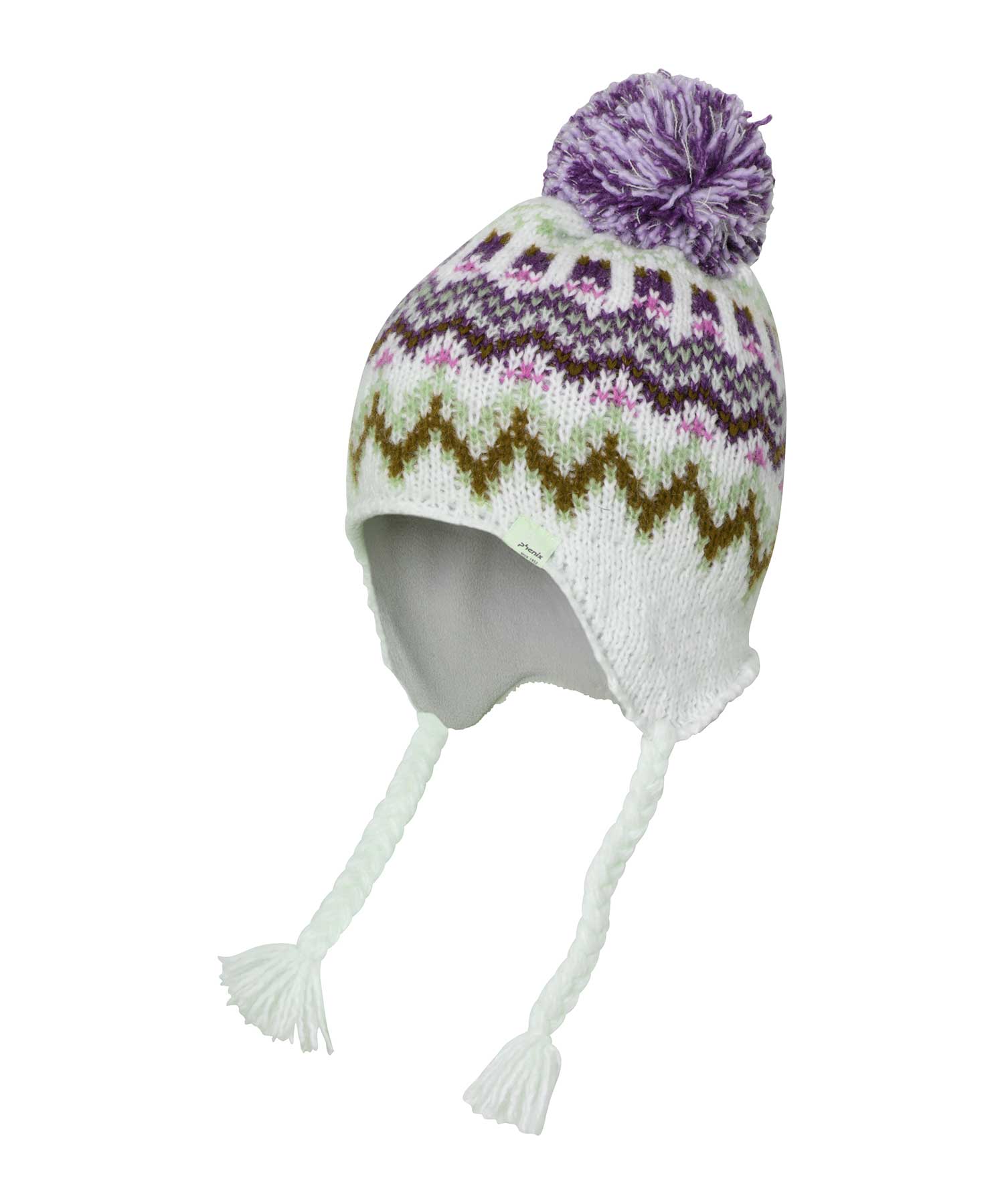 【KIDS/JUNIOR】子供用スキーウェア ニットキャップ Mix Border Junior Earflap Beanie / Jr ACC /phenixスキーウェア23AW
