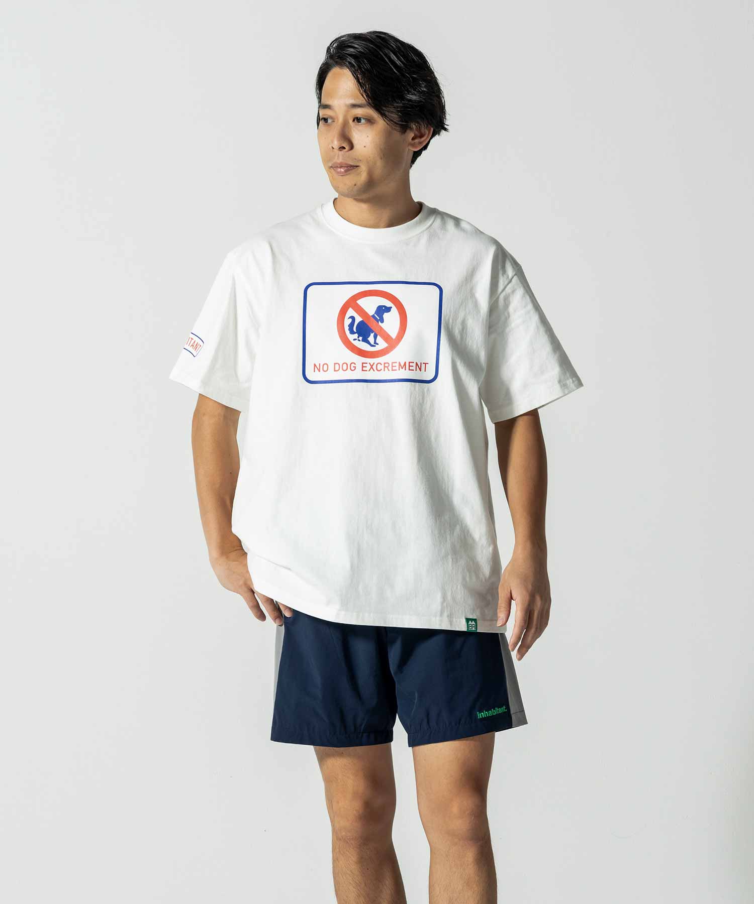 【MENS】Dog T-shirts リバイバルプリントTシャツ ドッグプリント カジュアルファッション サーフィン レジャー スケートボード inhabitant(インハビタント)