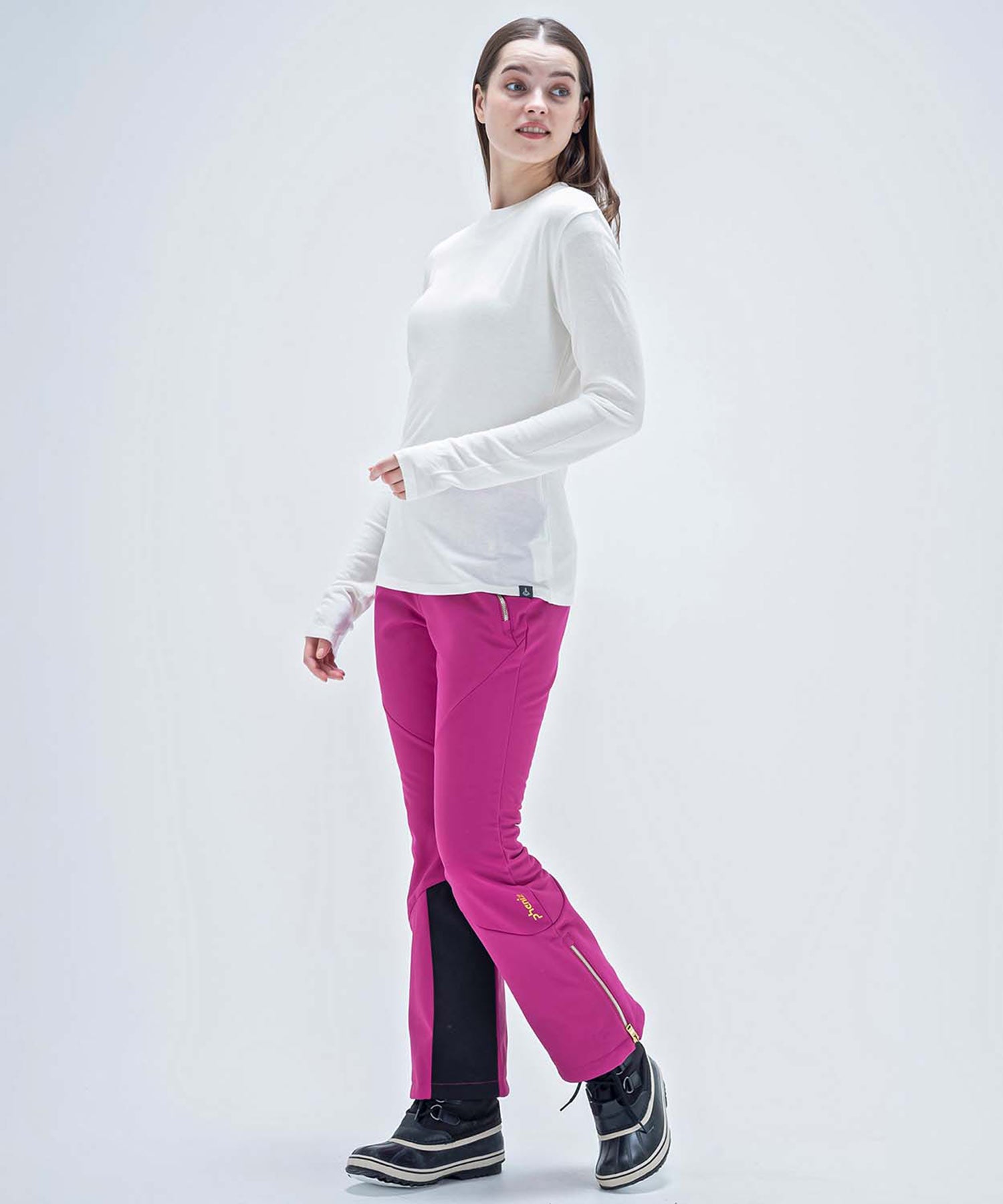 【WOMENS】スキーウェア アンダーウェア インナーウェア Super Space-Time Wool Mock Neck Tee / Middle /phenixスキーウェア 23AW