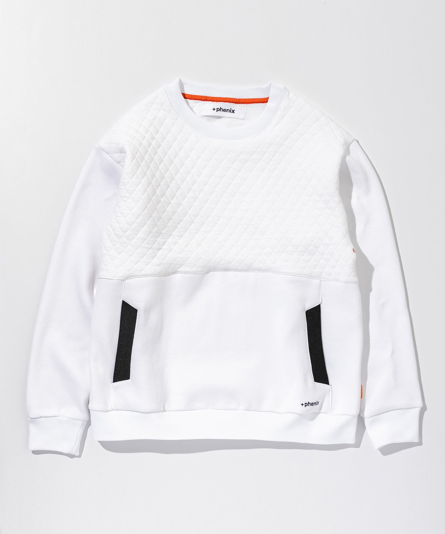 【MENS】キルトスウェットプルオーバー Quilt Sweat Pullover テックウェア アーバンアウトドア 高機能ウェア +phenix(プラスフェニックス)