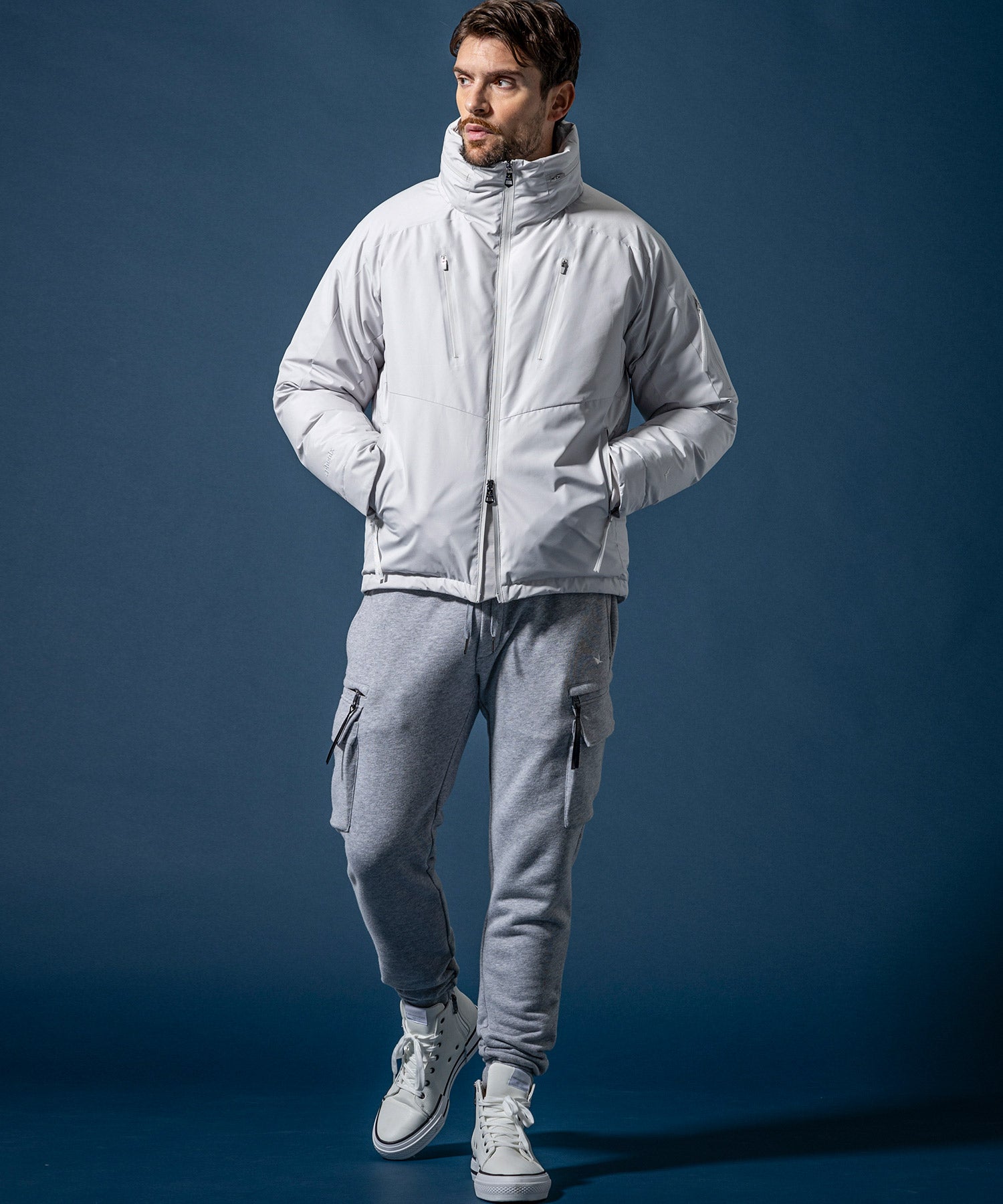 【MENS】GTX STAND DOWN JACKET スタンドダウンジャケット / WINDSTOPPER(R) プロダクト by GORE-TEX LABS /ウィンドストッパー/ゴアテックス/1PIU1UGUALE3 RELAX × +phenix(ウノピゥウノウグァーレトレ リラックス)