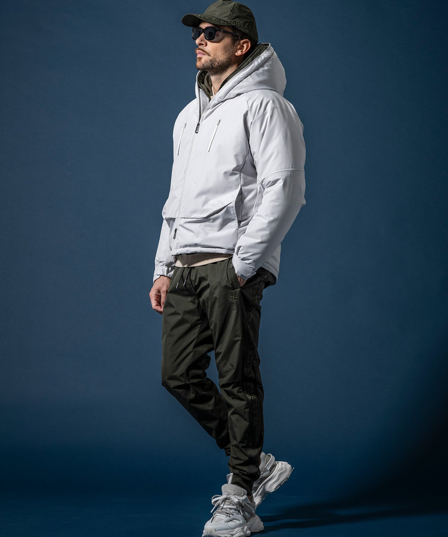 【MENS】GTX DOWN HOODIE ダウンフーディー / WINDSTOPPER(R) プロダクト by GORE-TEX LABS /ウィンドストッパー/ゴアテックス/1PIU1UGUALE3 RELAX × +phenix(ウノピゥウノウグァーレトレ リラックス)