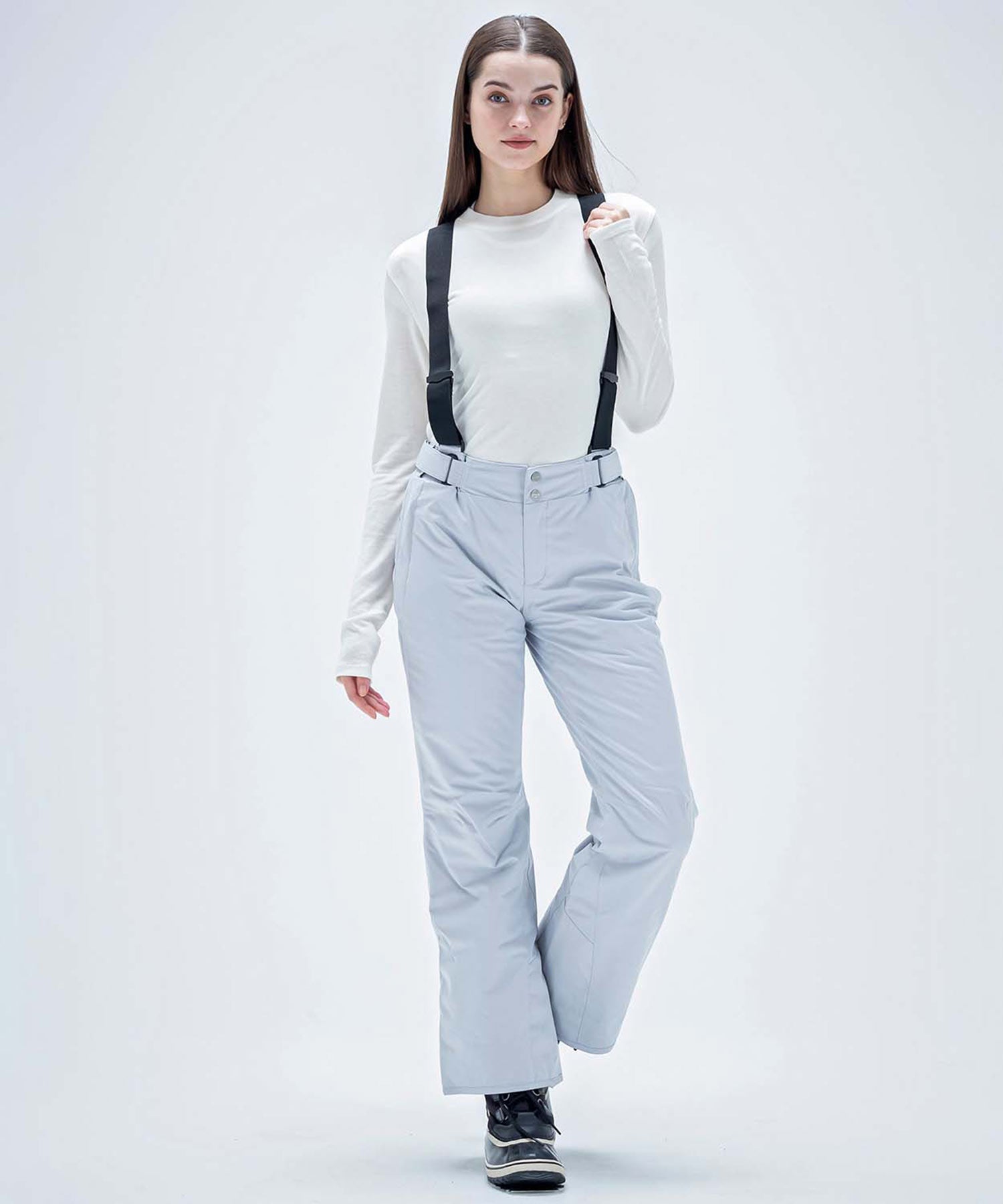 【WOMENS】スキーウェア アンダーウェア インナーウェア Super Space-Time Wool Mock Neck Tee / Middle /phenixスキーウェア 23AW
