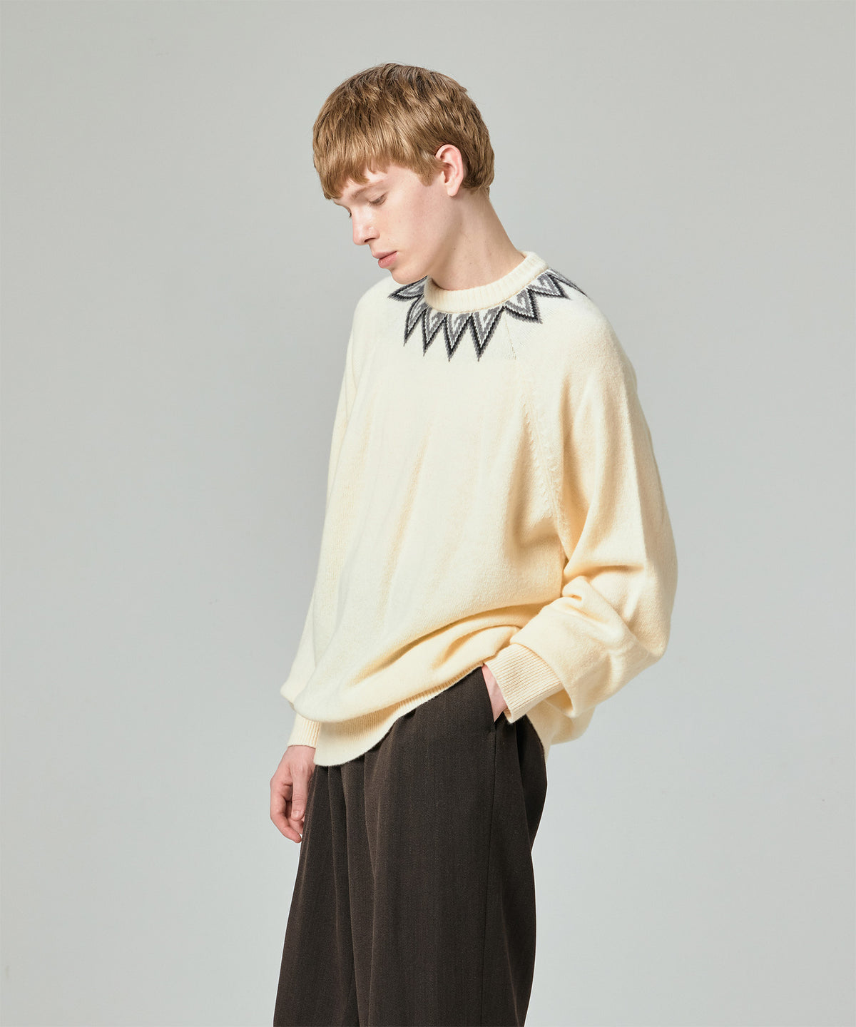 MERINO WOOL P-PATTERN NORDIC P/O