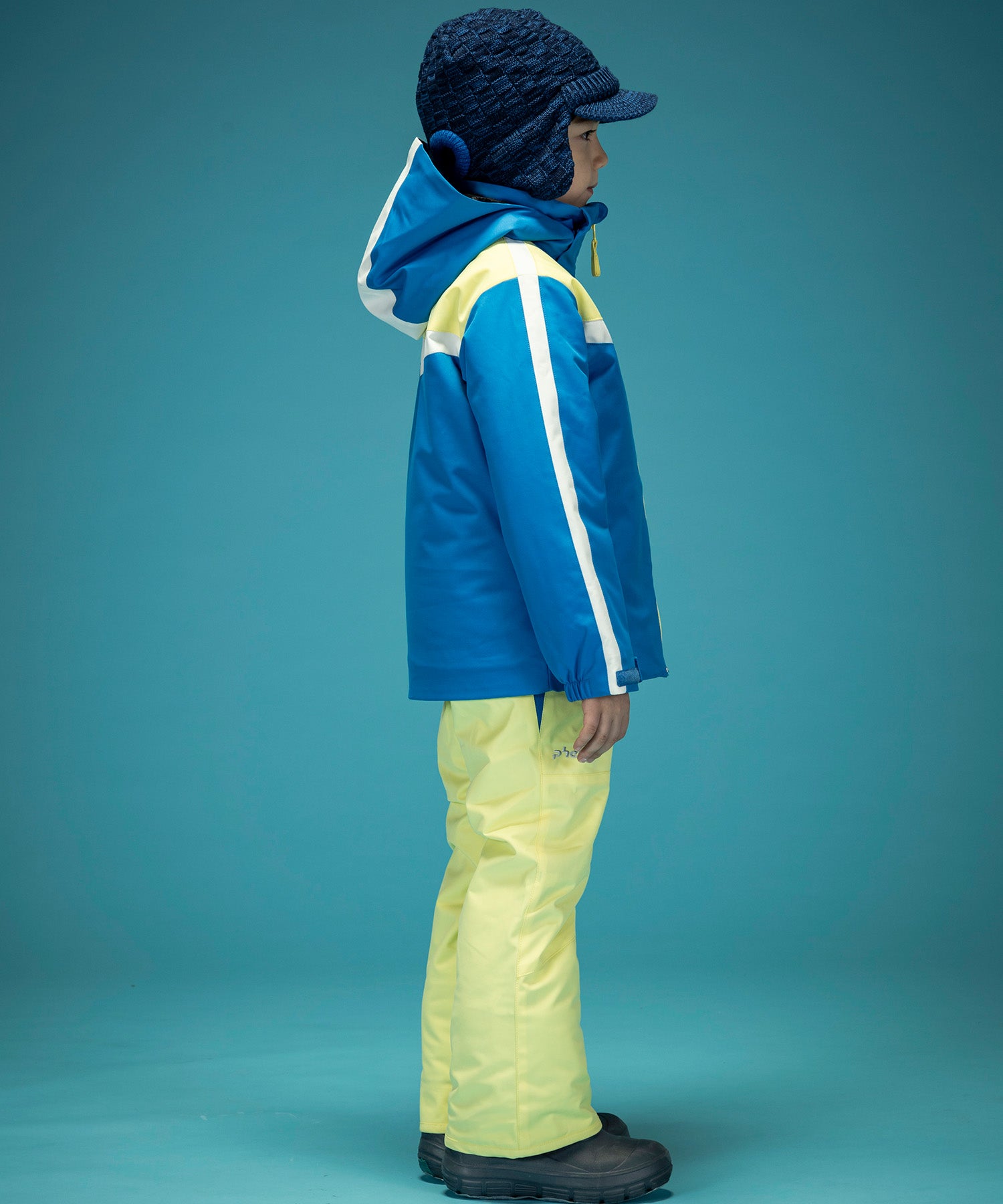 【KIDS/JUNIOR】V Yoke Junior Two-piece ブイヨークジュニアツーピース / JUNIOR / 子供用スキーウェア アウター上下セット / 最大20cmサイズ調整可能 /phenixスキーウェア 24AW