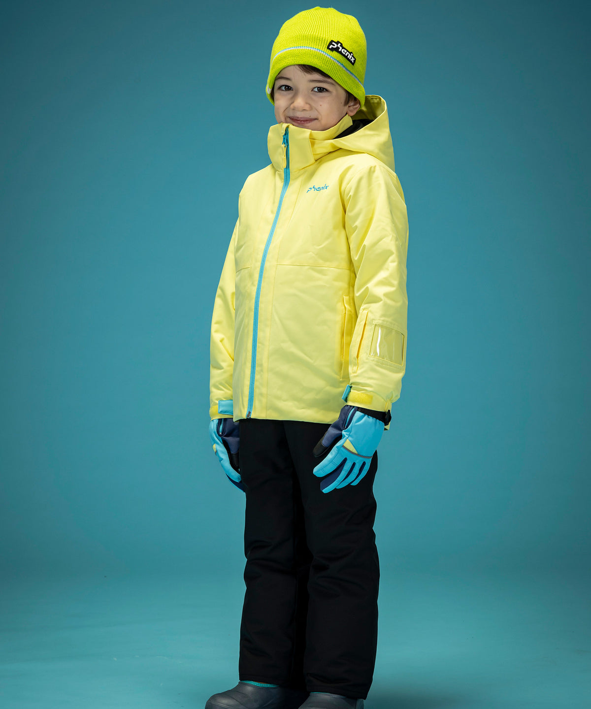 【KIDS/JUNIOR】Playing in Snow Junior Two-piece プレーイングインザスノージュニアツーピース / JUNIOR / 子供用スキーウェア アウター上下セット / 最大20cmサイズ調整可能 /phenixスキーウェア 24AW