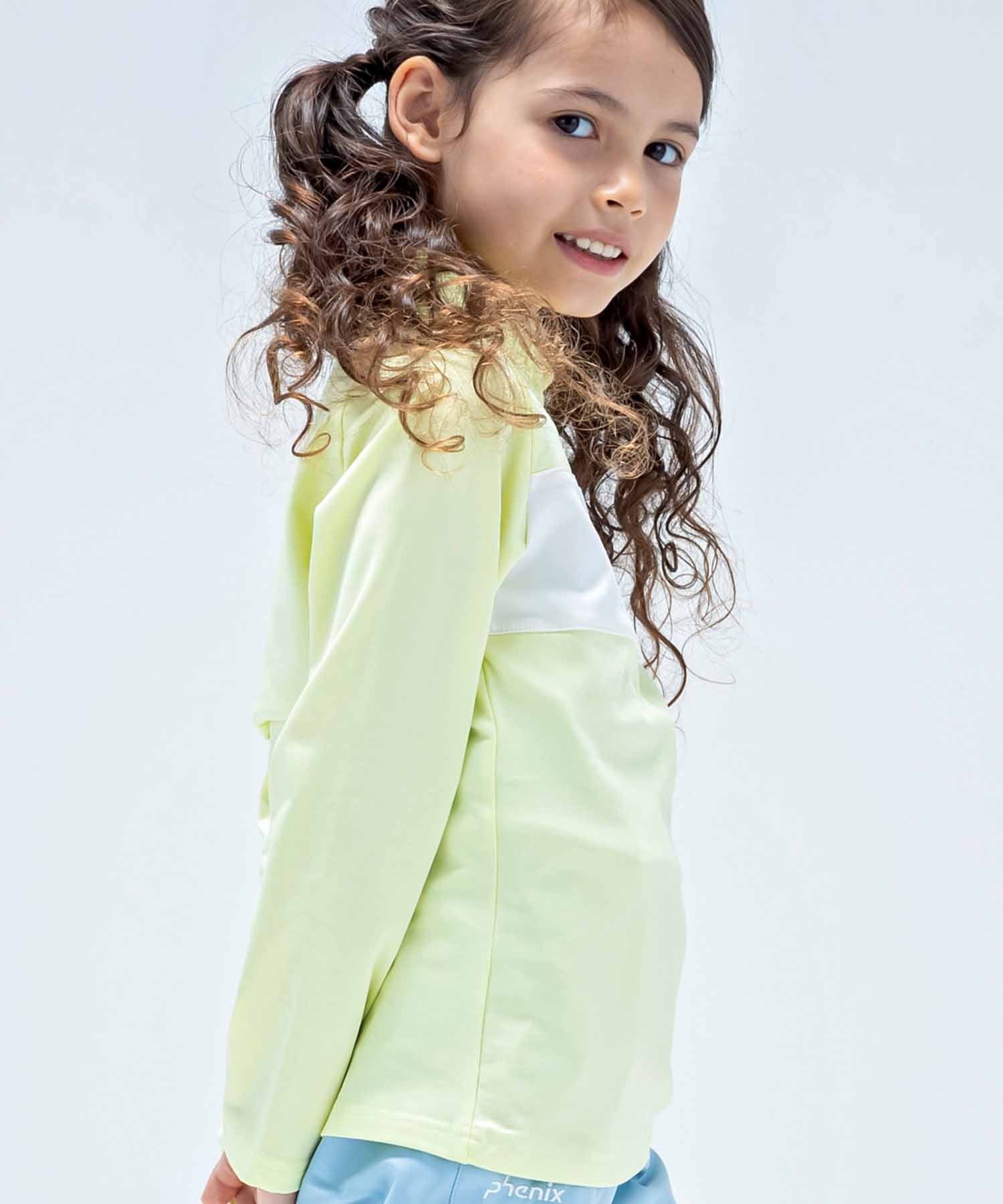 【KIDS/JUNIOR】子供用スキーウェア アンダーウェア インナーウェア Crystal Flower Junior 1/2 Zip Tee / Jr /phenixスキーウェア 23AW