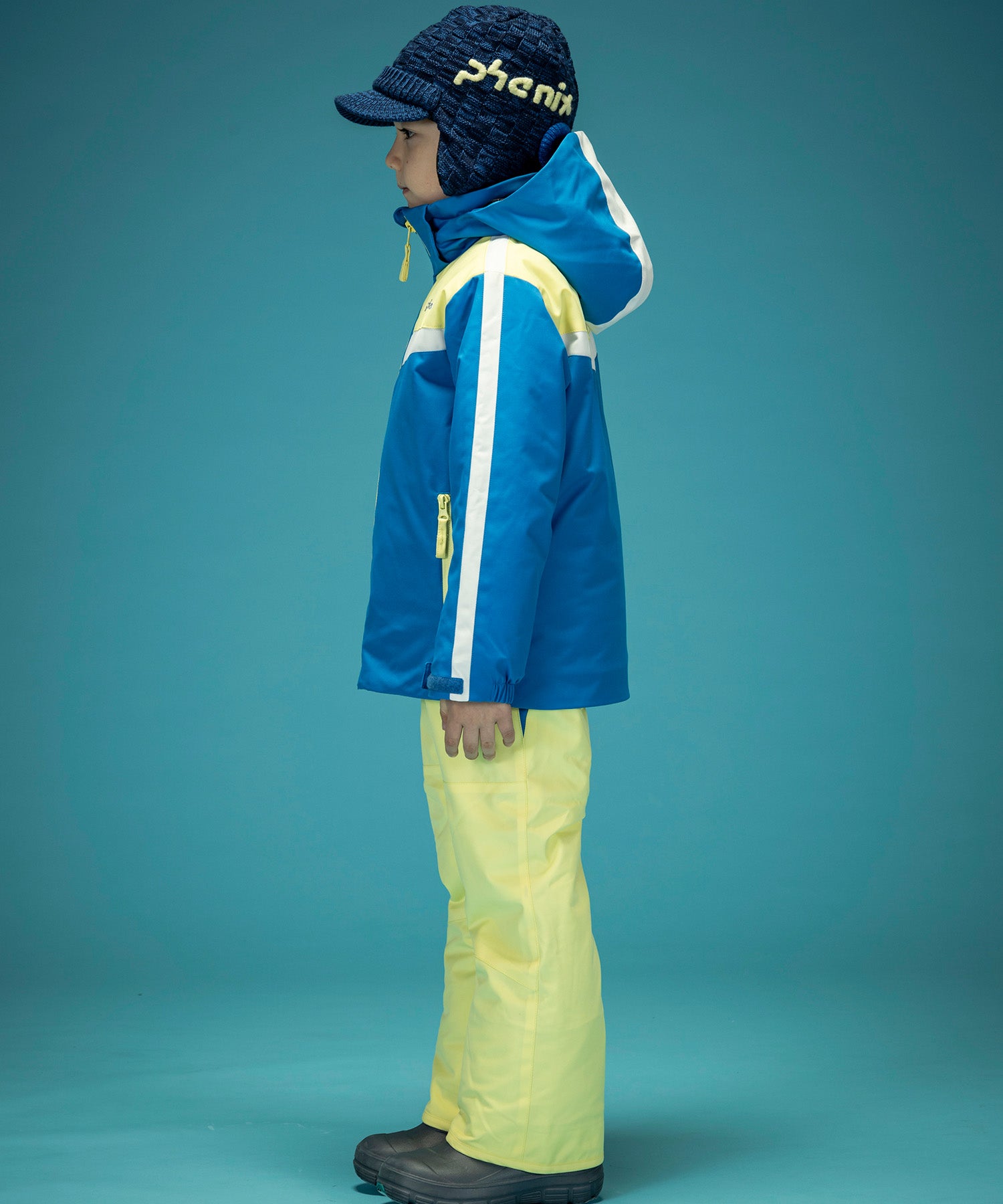 【KIDS/JUNIOR】V Yoke Junior Two-piece ブイヨークジュニアツーピース / JUNIOR / 子供用スキーウェア アウター上下セット / 最大20cmサイズ調整可能 /phenixスキーウェア 24AW