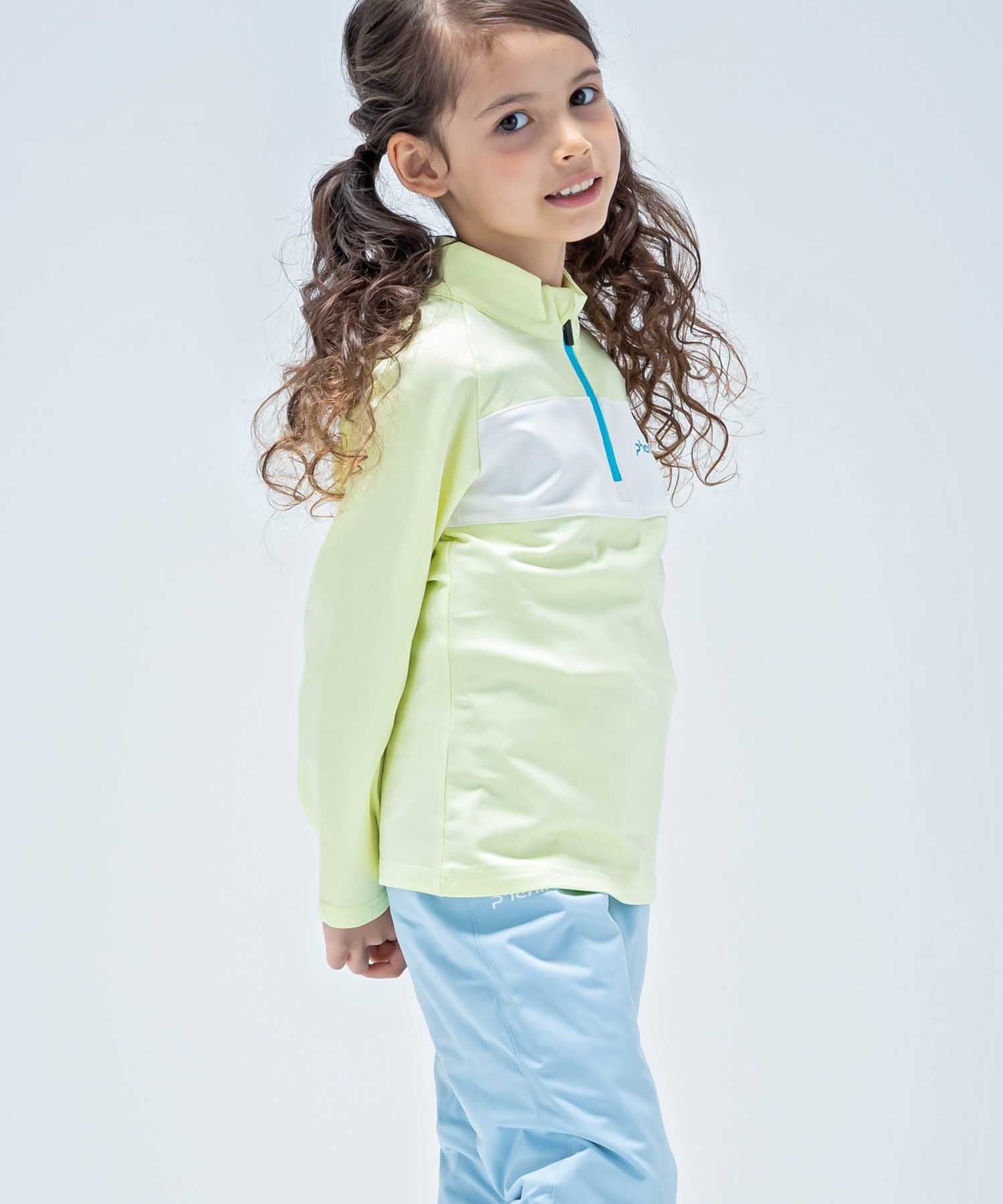 【KIDS/JUNIOR】子供用スキーウェア アンダーウェア インナーウェア Crystal Flower Junior 1/2 Zip Tee / Jr /phenixスキーウェア 23AW