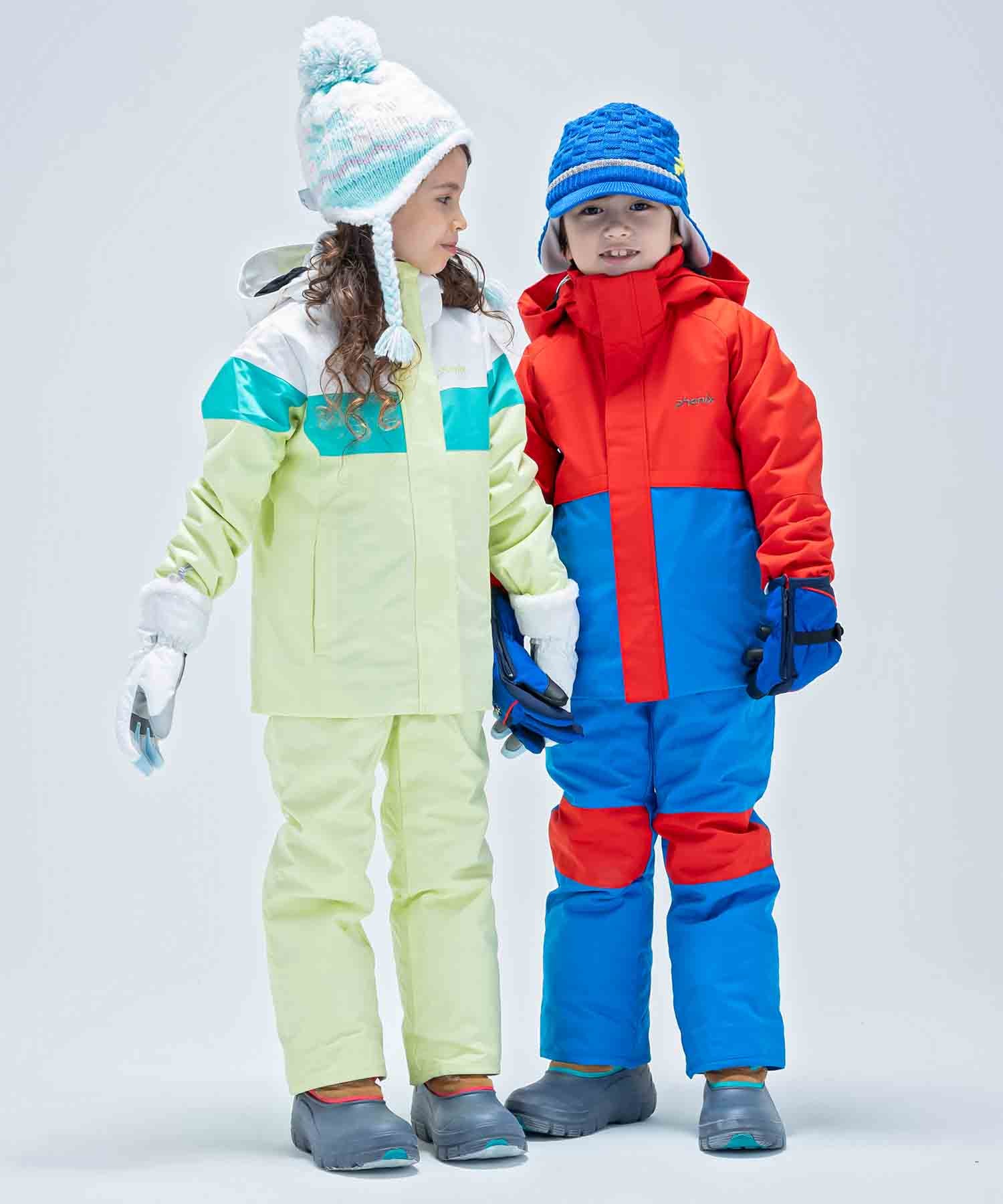 【KIDS/JUNIOR】子供用スキーウェア アウター上下セット ツーピース Horizon Junior Two-piece / Jr / 最大20cmサイズ調整可能 /phenixスキーウェア23AW