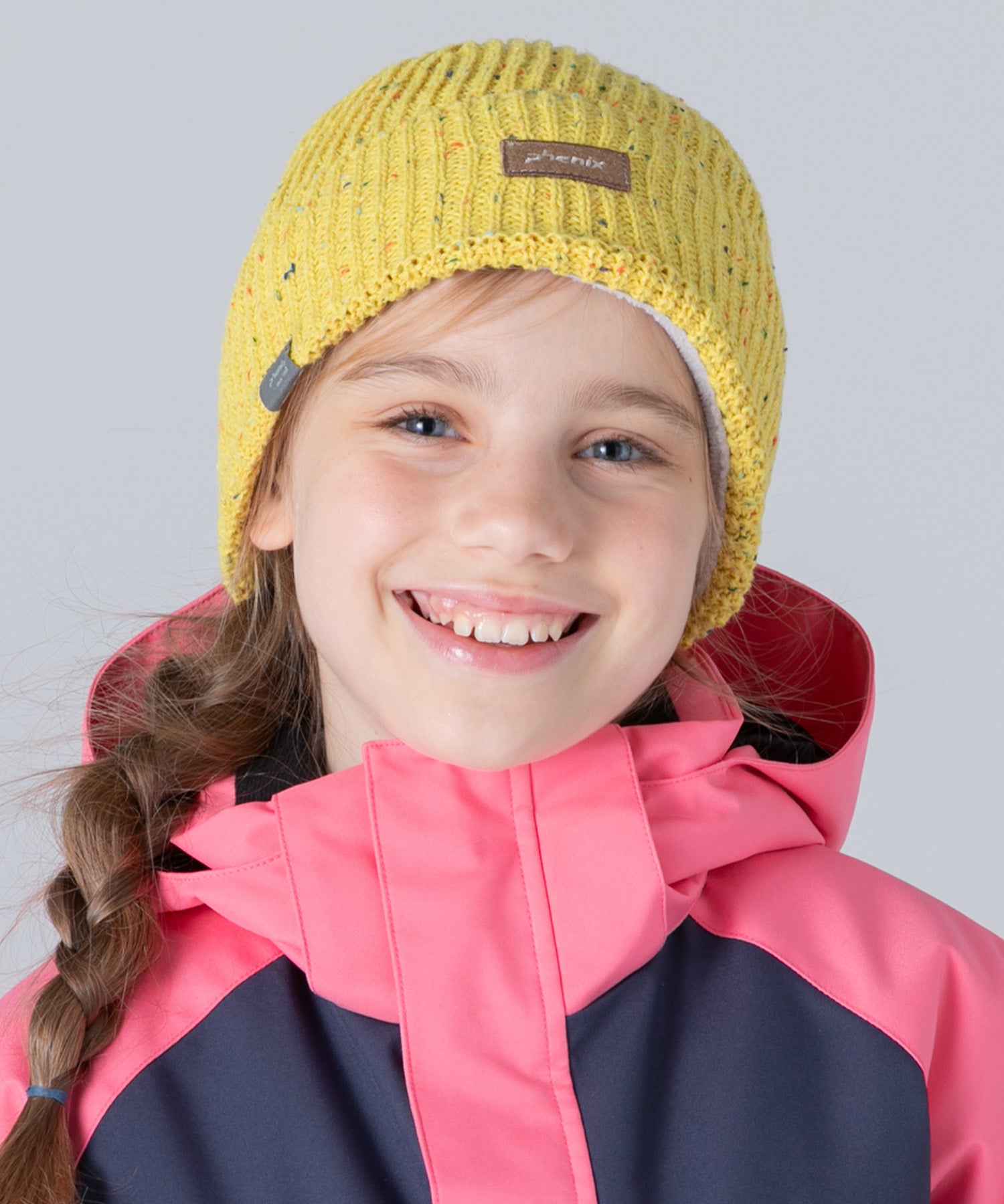 【KIDS/JUNIOR】Mix Nep Watch Hat ミックスネップニットハット /phenixスキーウェア 25AW