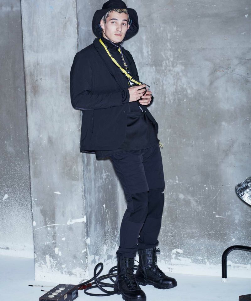 【MENS】撥水加工 Switching Puff Pants