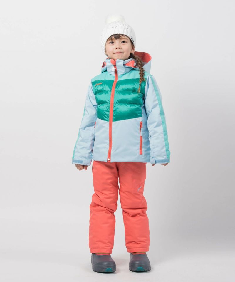 【KIDS/JUNIOR】子供用スキーウェア アウター上下セット ツーピース Quilt Kid's Two-Piece / 最大20cmサイズ調整可能 /phenixスキーウェア