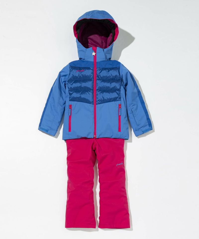 【KIDS/JUNIOR】子供用スキーウェア アウター上下セット ツーピース Quilt Kid's Two-Piece / 最大20cmサイズ調整可能 /phenixスキーウェア