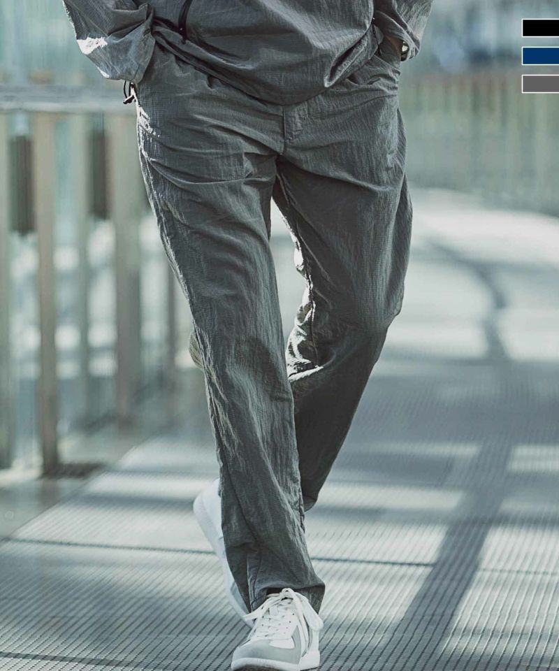 【MENS】ナイロン ロングパンツ MONTSERRAT PANTS テックウェア アーバンアウトドア 高機能ウェア +phenix(プラスフェニックス)